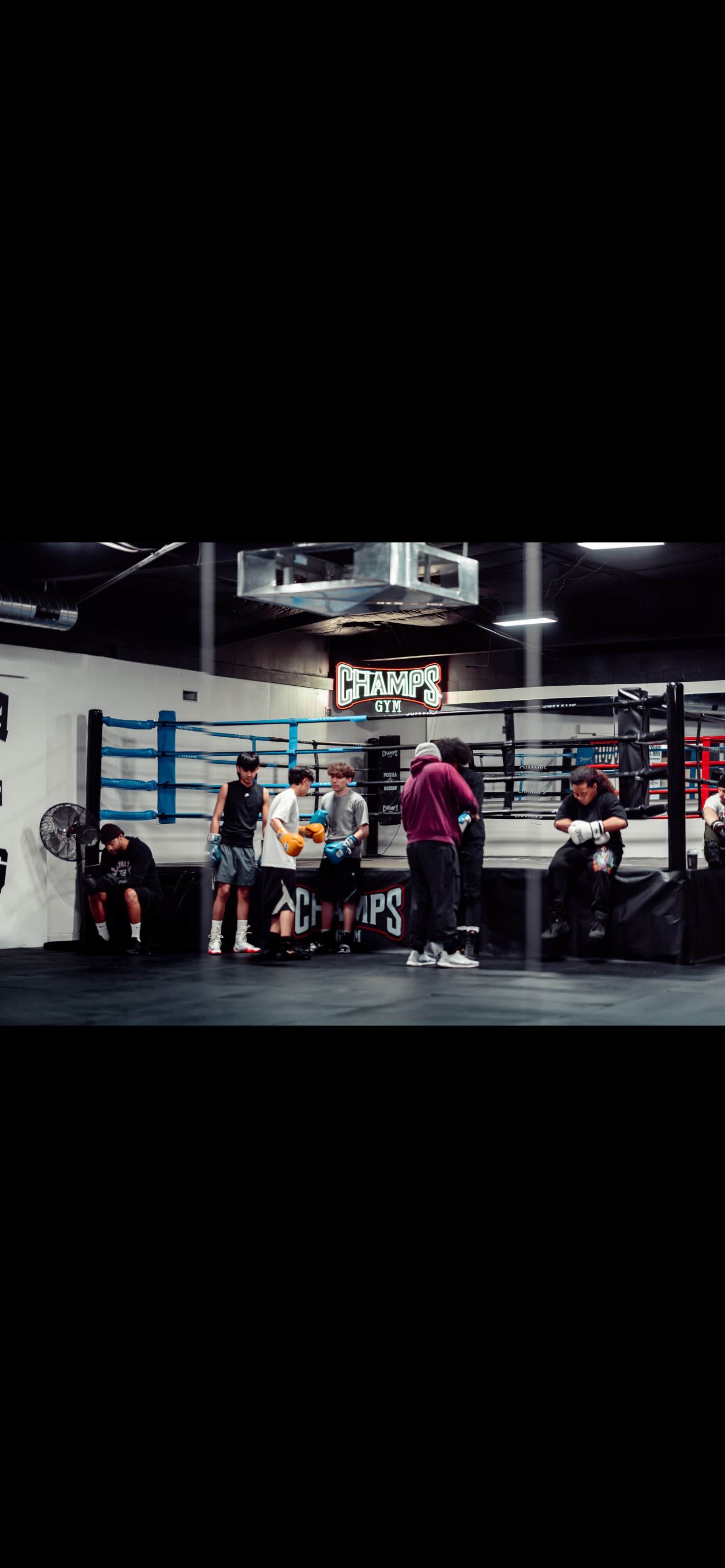 Urban Boxing Gym with Ring and Equiptment, industrial area with a raw feel. Image in South Salt Lake, Salt Lake City, UT