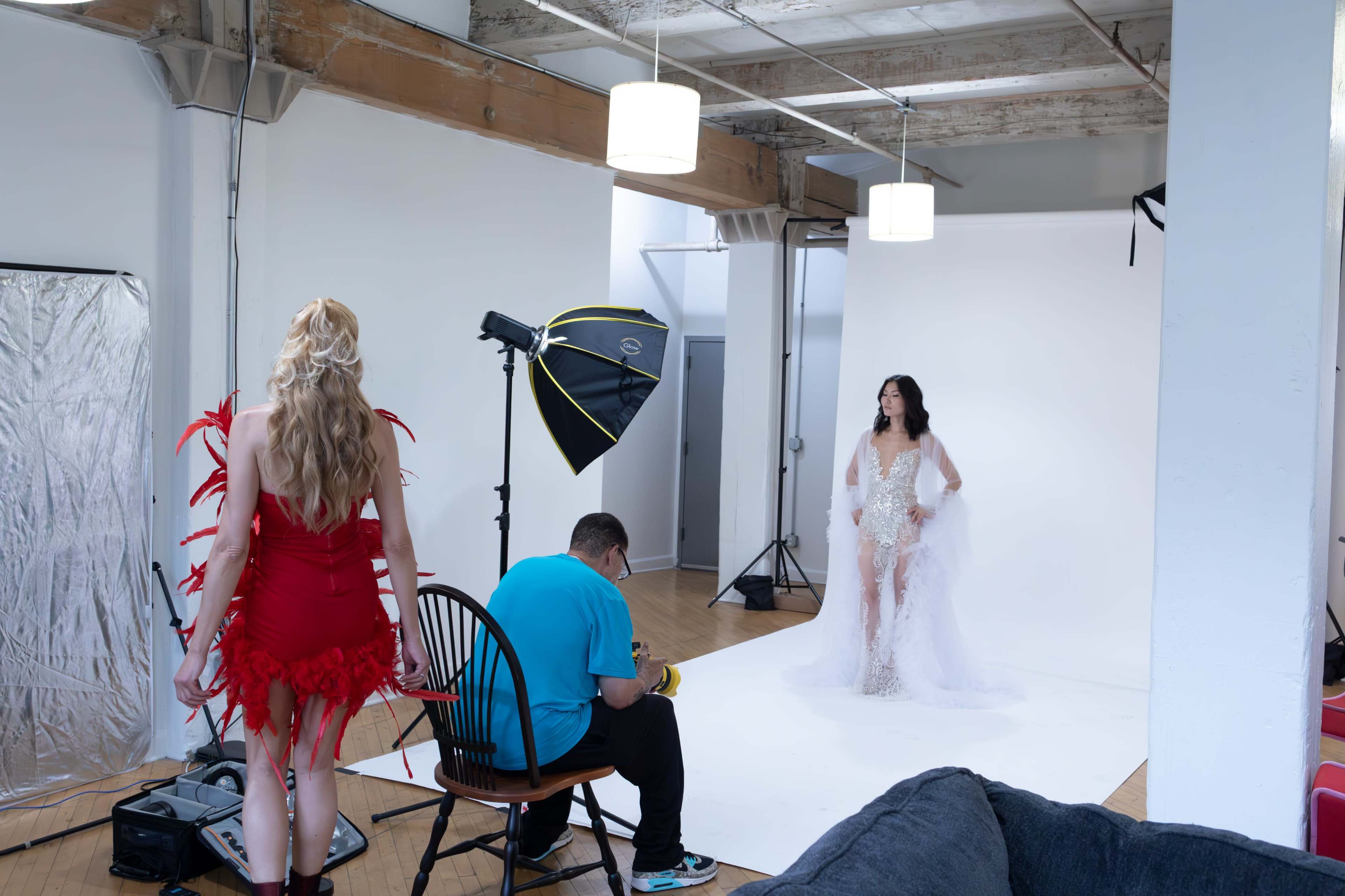 Chicago Portrait/Fashion Creative Studio space with natural light, studio gear, and a makeup station Image in Lower West Side, Chicago, IL
