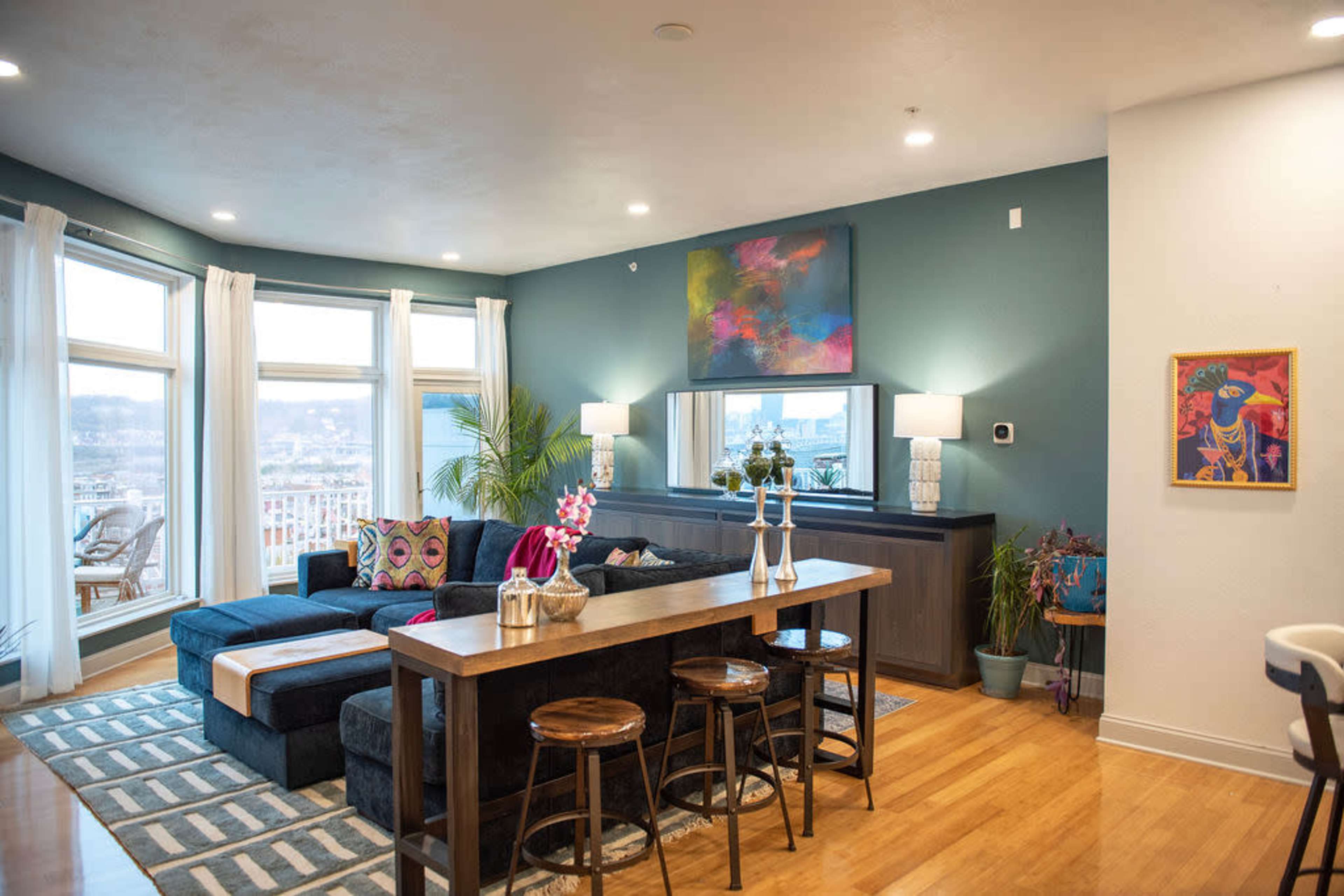 Huge Property, Rooftop Deck, Balconies, Garage, Game Room, More! Image in South Side Slopes, Pittsburgh, PA