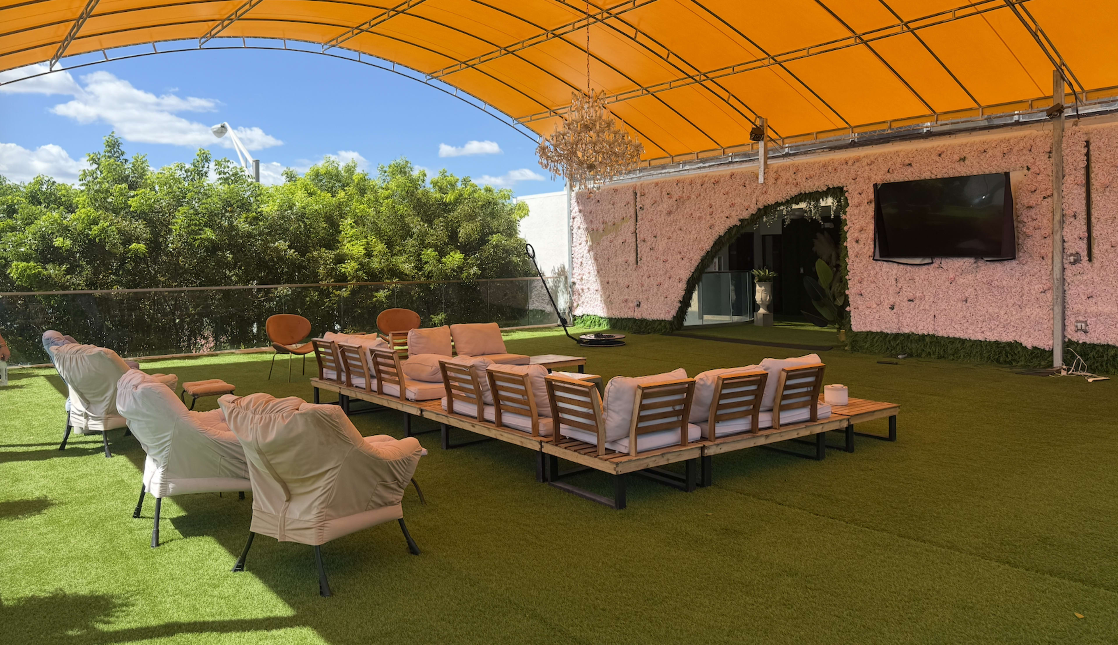 Covered Rooftop Terrace Oasis in the Heart of Miami Image in Coral Way, Miami, FL