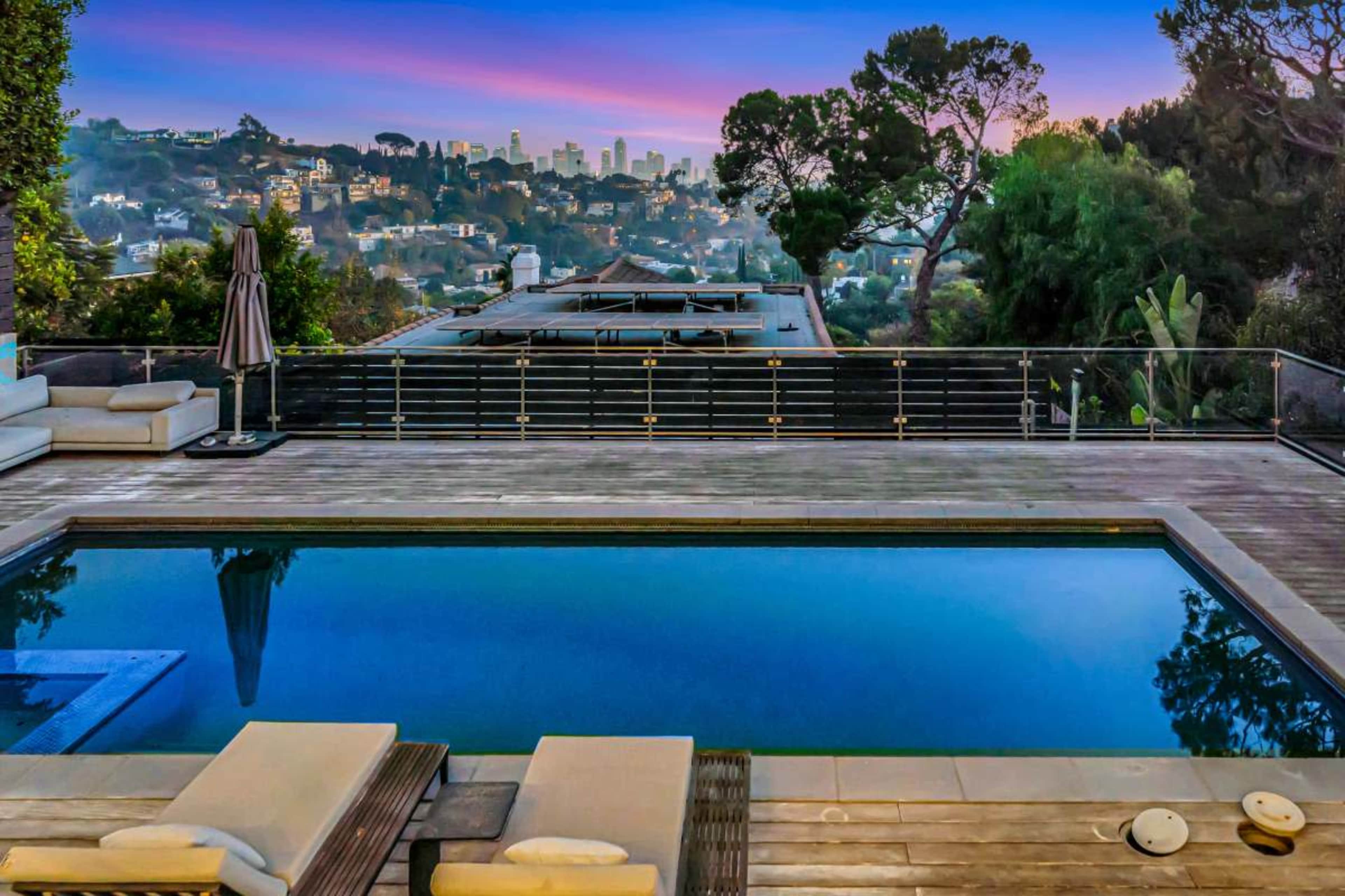 Luxury 4-Story Hollywood Hills Mansion w/ Breathtaking Downtown Skyline Views Image in Silver Lake, Los Angeles, CA