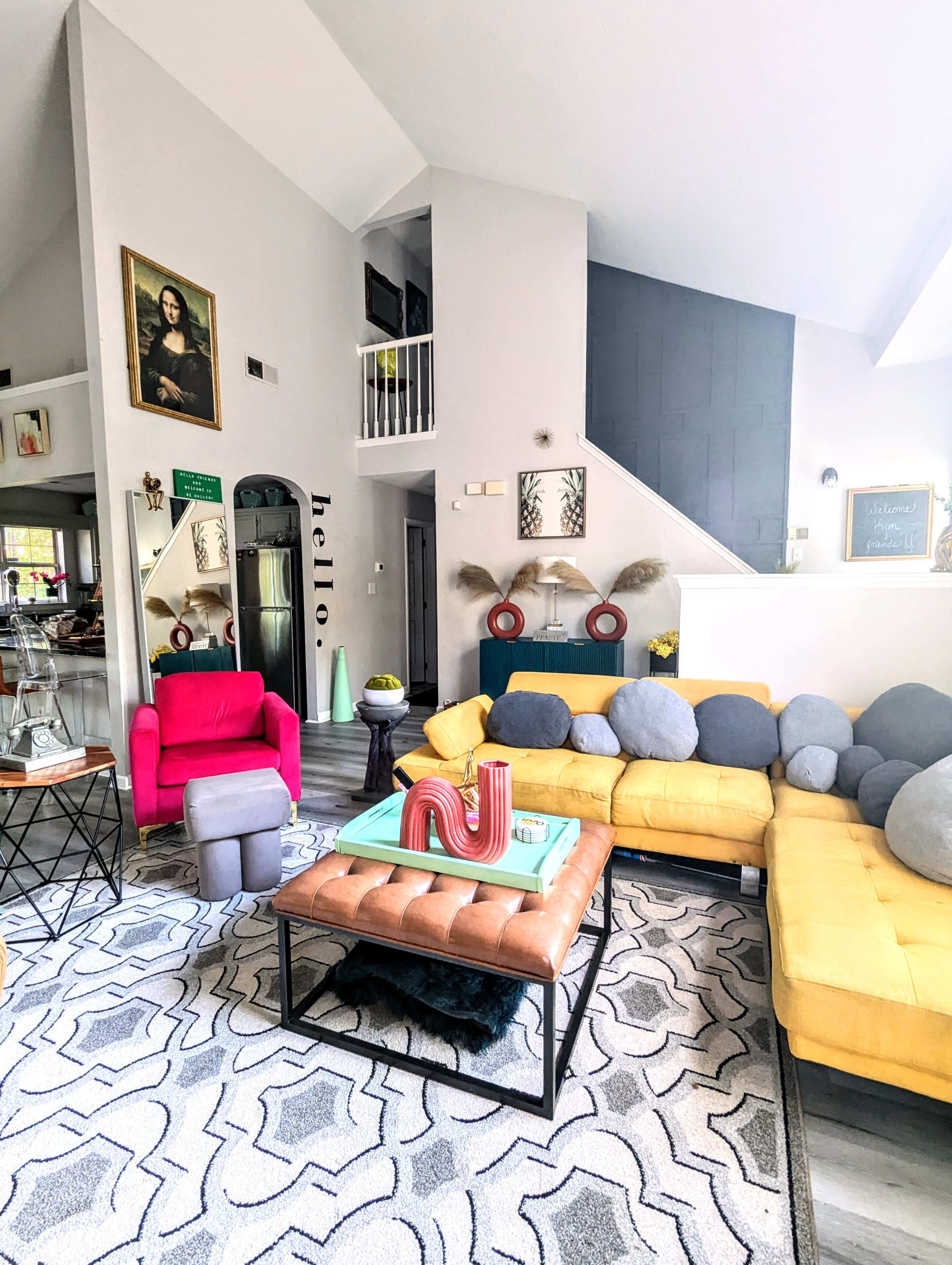 Colorful Unique Artsy Home in Charlotte Natural Lighting Spacious Image in Wedgewood, Charlotte, NC