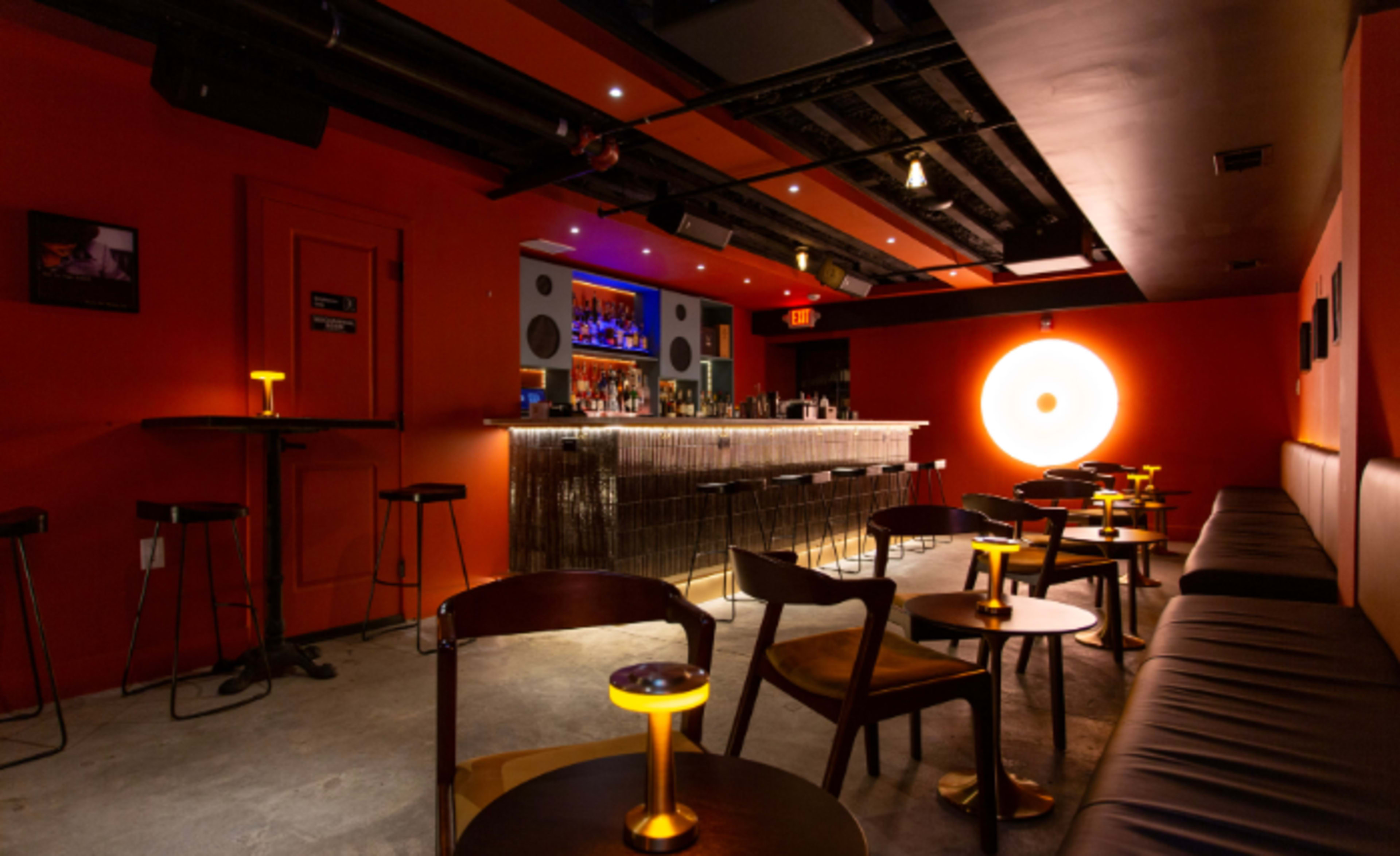 Intimate Speakeasy Lounge with Vinyl Wall & Craft Cocktails Image in Northwest Washington, Washington, DC