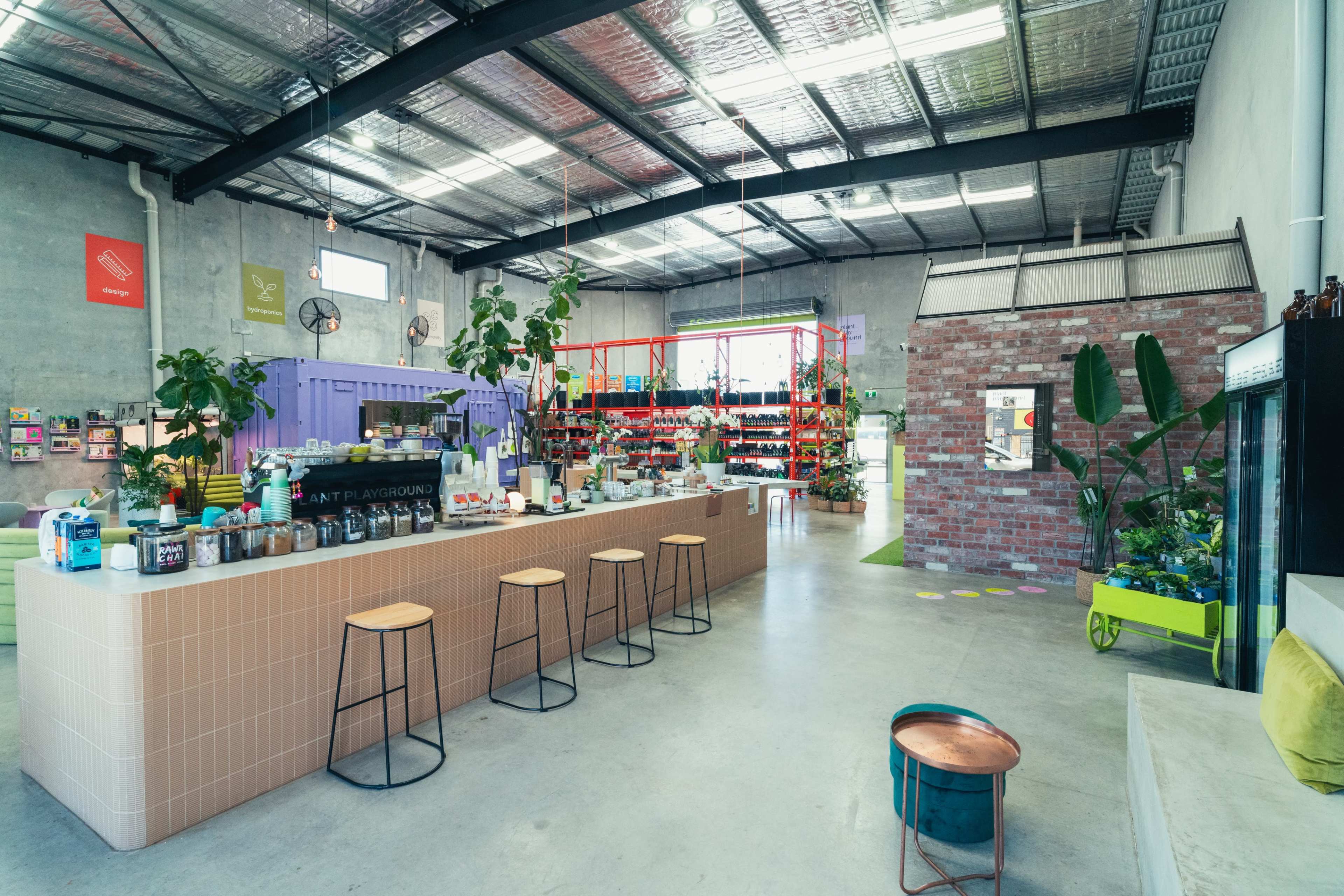 Plant Playground one-of-a-kind Biophilic Event Warehouse Space Image in Osborne Park, OSBORNE PARK, WA