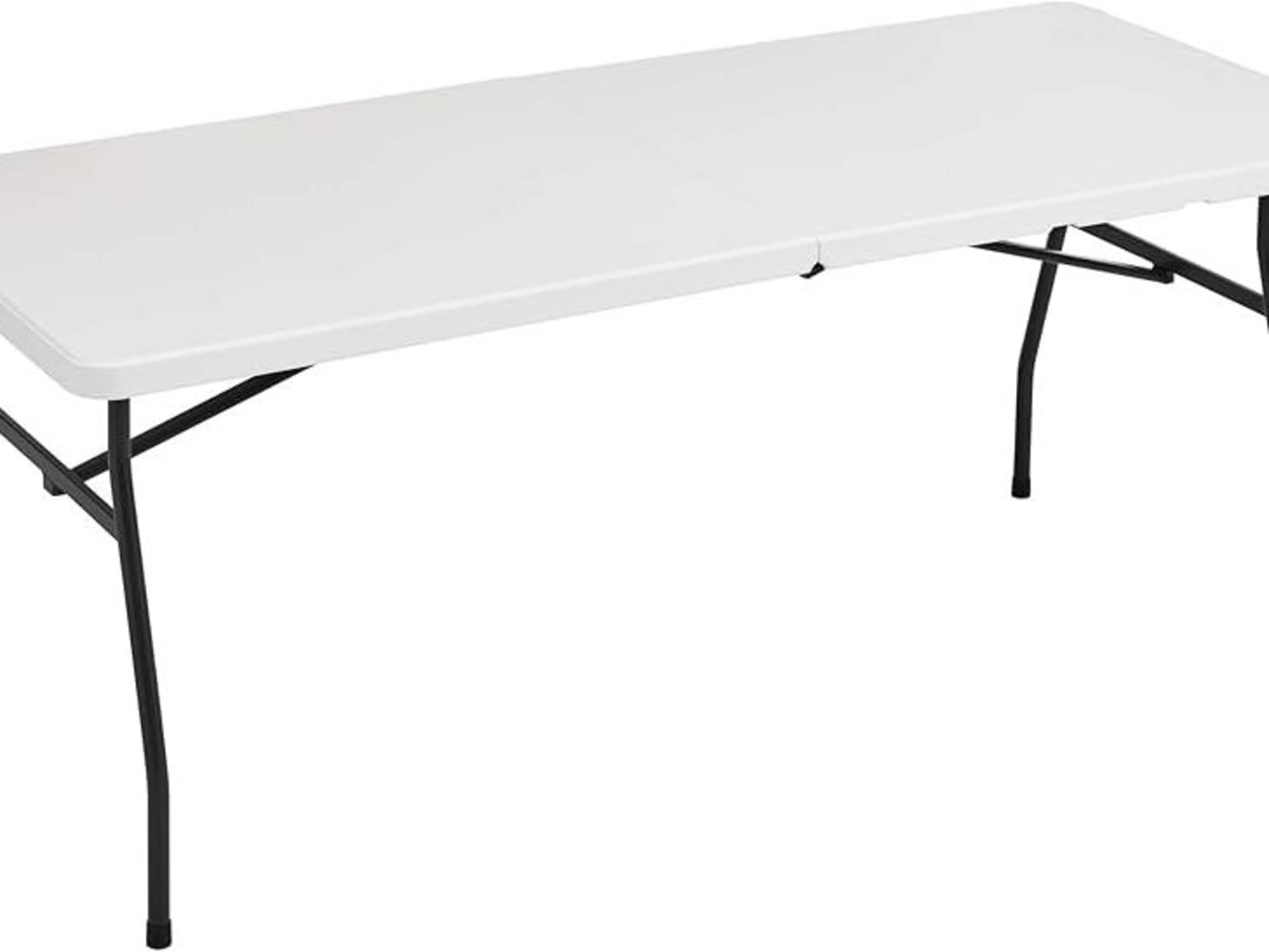 72" White Table