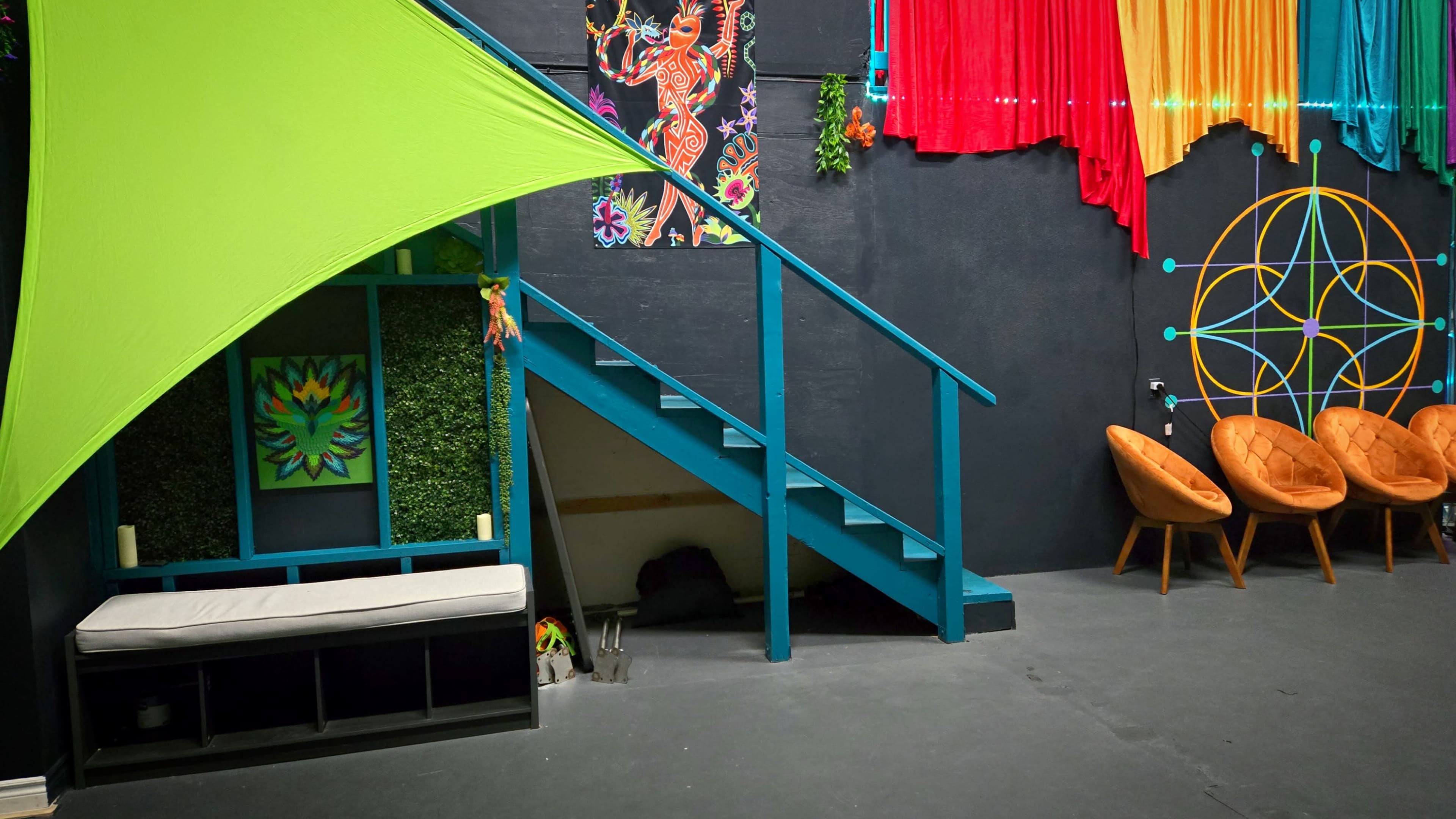 Dance Floor with Mirrors & Bright Industrial Vibe Image in Paradise, Las Vegas, NV