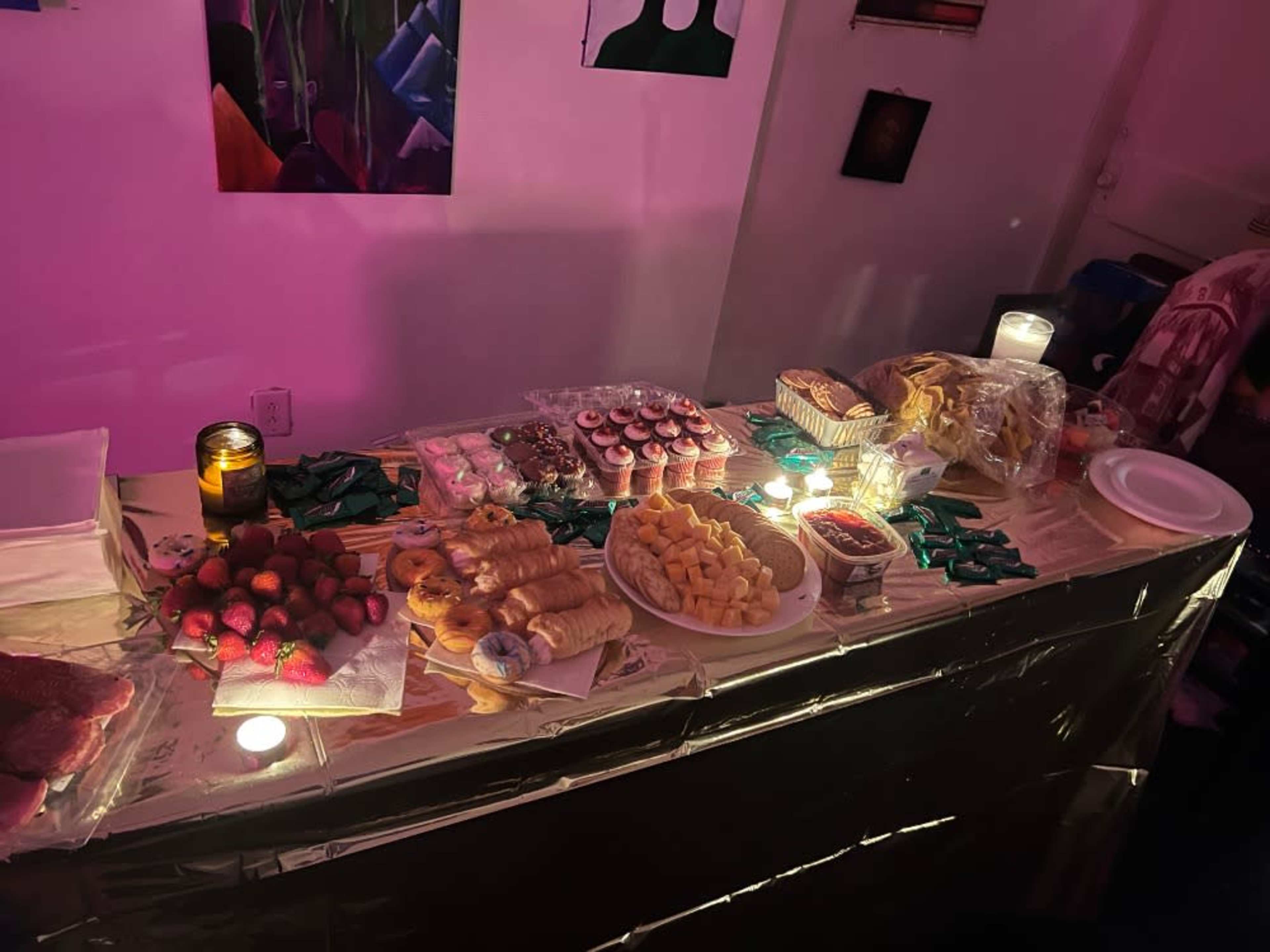 Charcuterie and Desert Spread