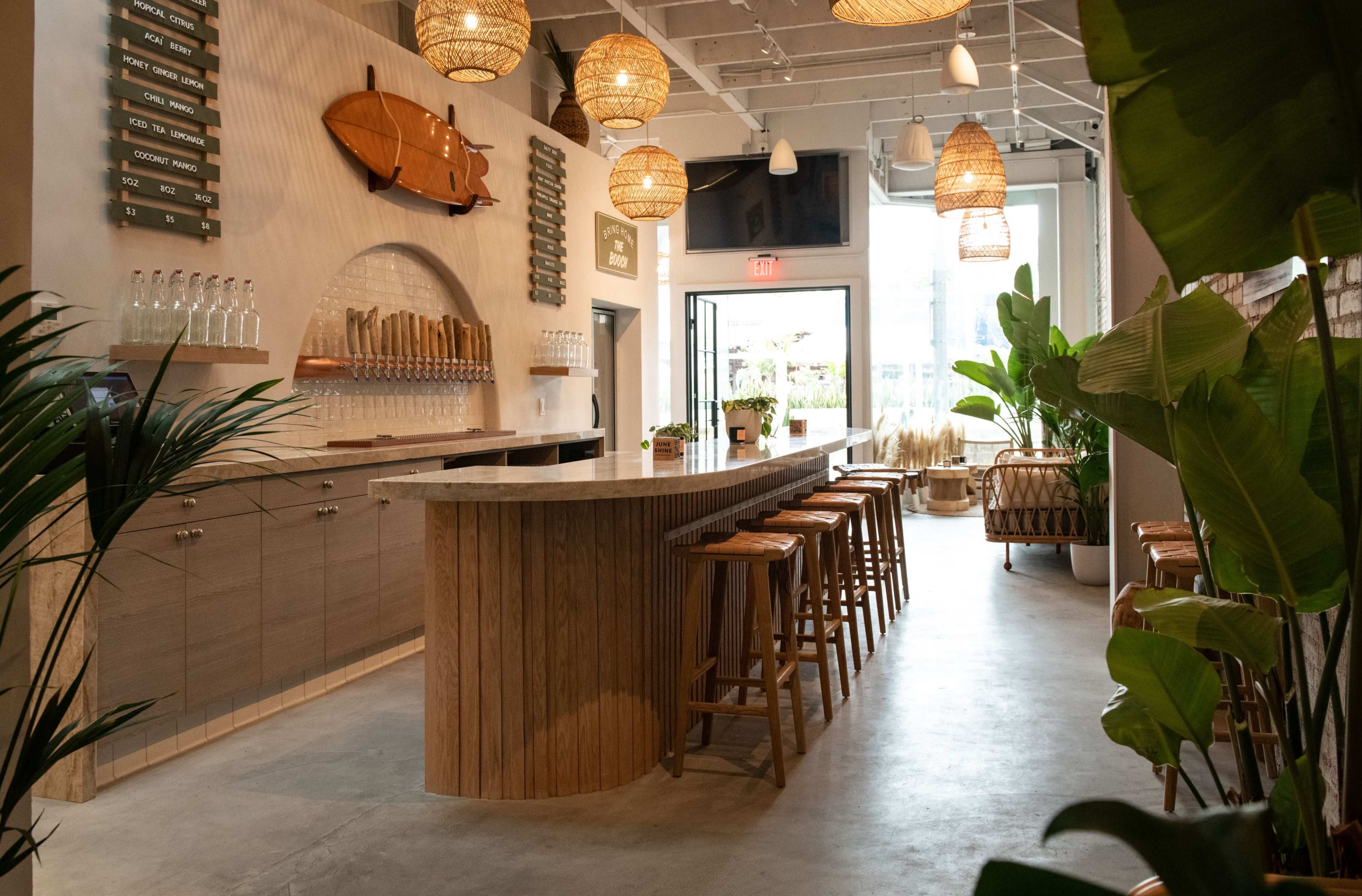 Boho Hard Kombucha Bar by the Beach Image in Ocean Park, Santa Monica, CA