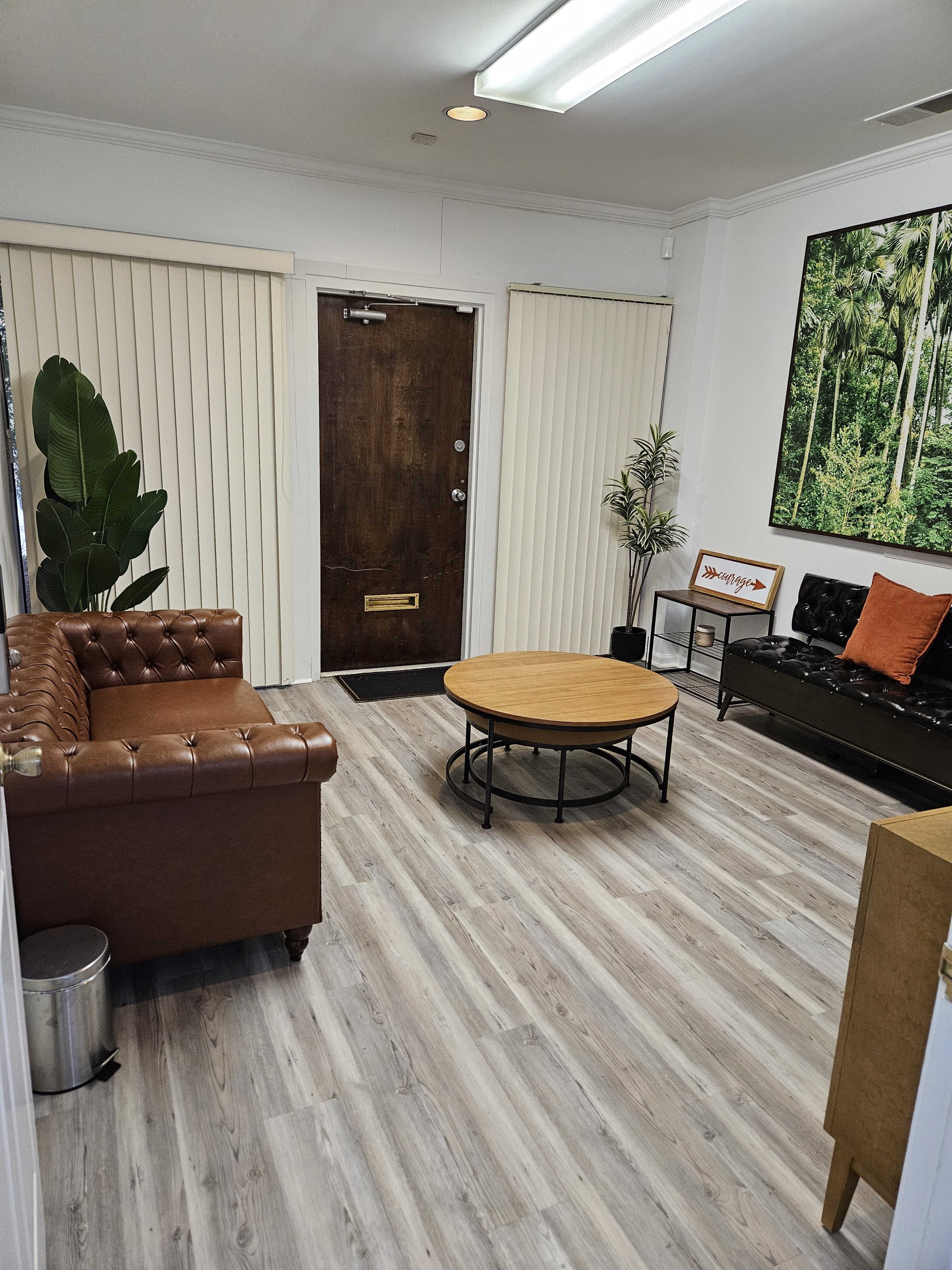 Urban, studio and lounge with an intimate and modern feel. Image in Dentsville, Columbia, SC