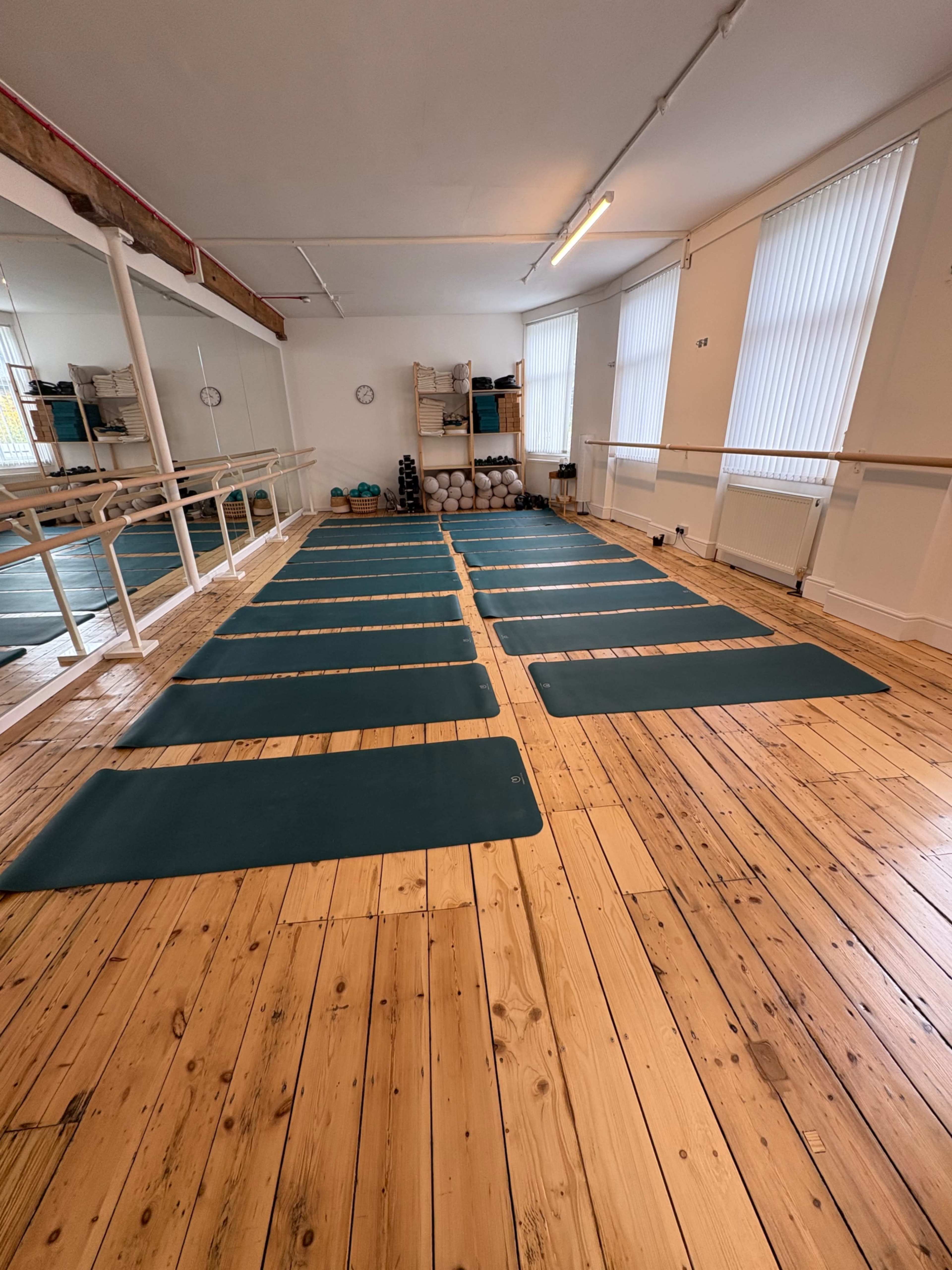 Beautiful Light Filled Fitness Studio for Production Image in Kentish Town, London, ENG