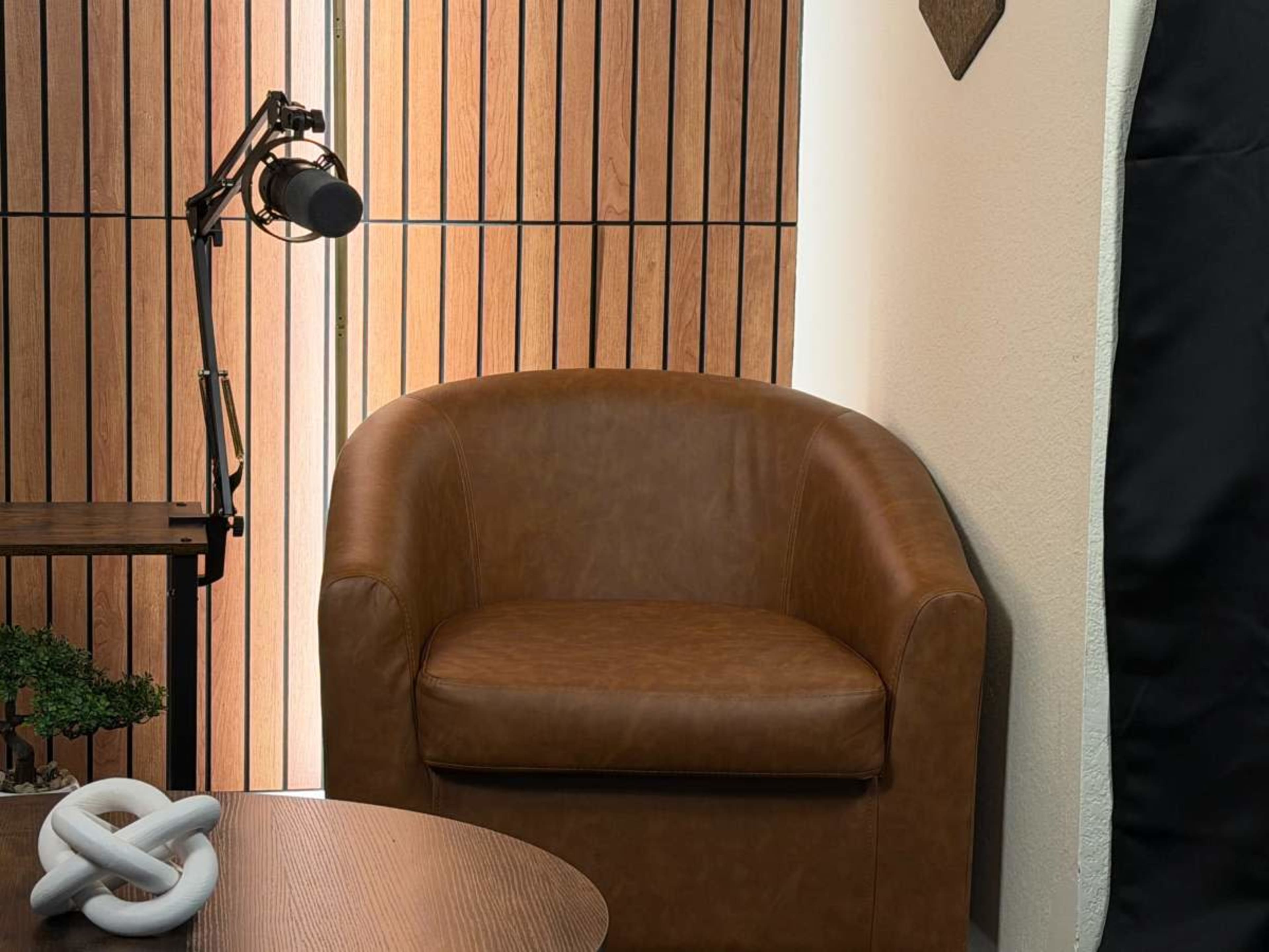 Hilltop Podcast Studio with Warm Editorial Aesthetic Image in Vallejo, Vallejo, CA