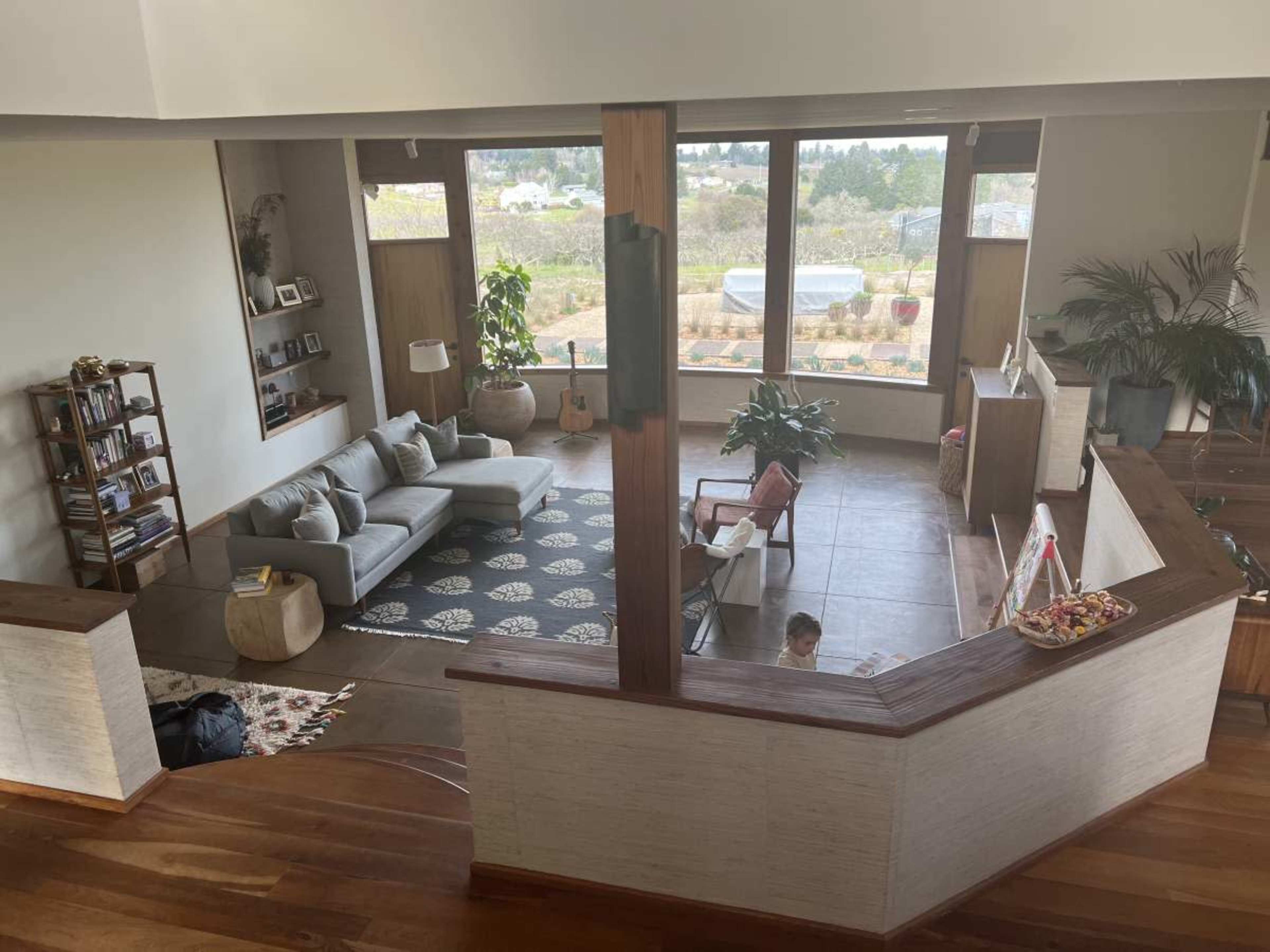 Modern multi-story home on orchard with spectacular views Image in , Sebastopol, CA