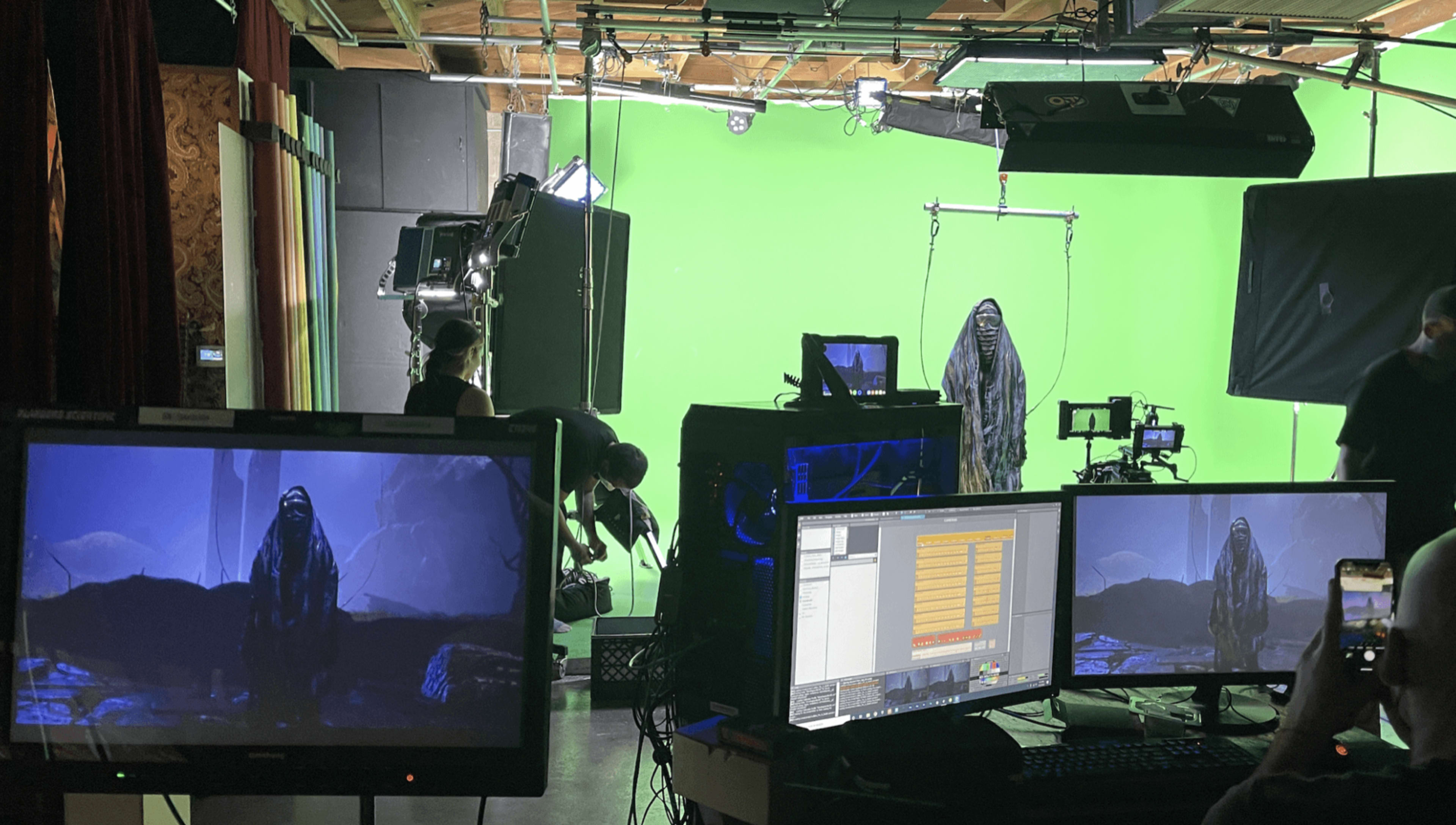 Virtual Production Stage in Eagle Rock Including Red Cam Image in Northeast Los Angeles, Los Angeles, CA