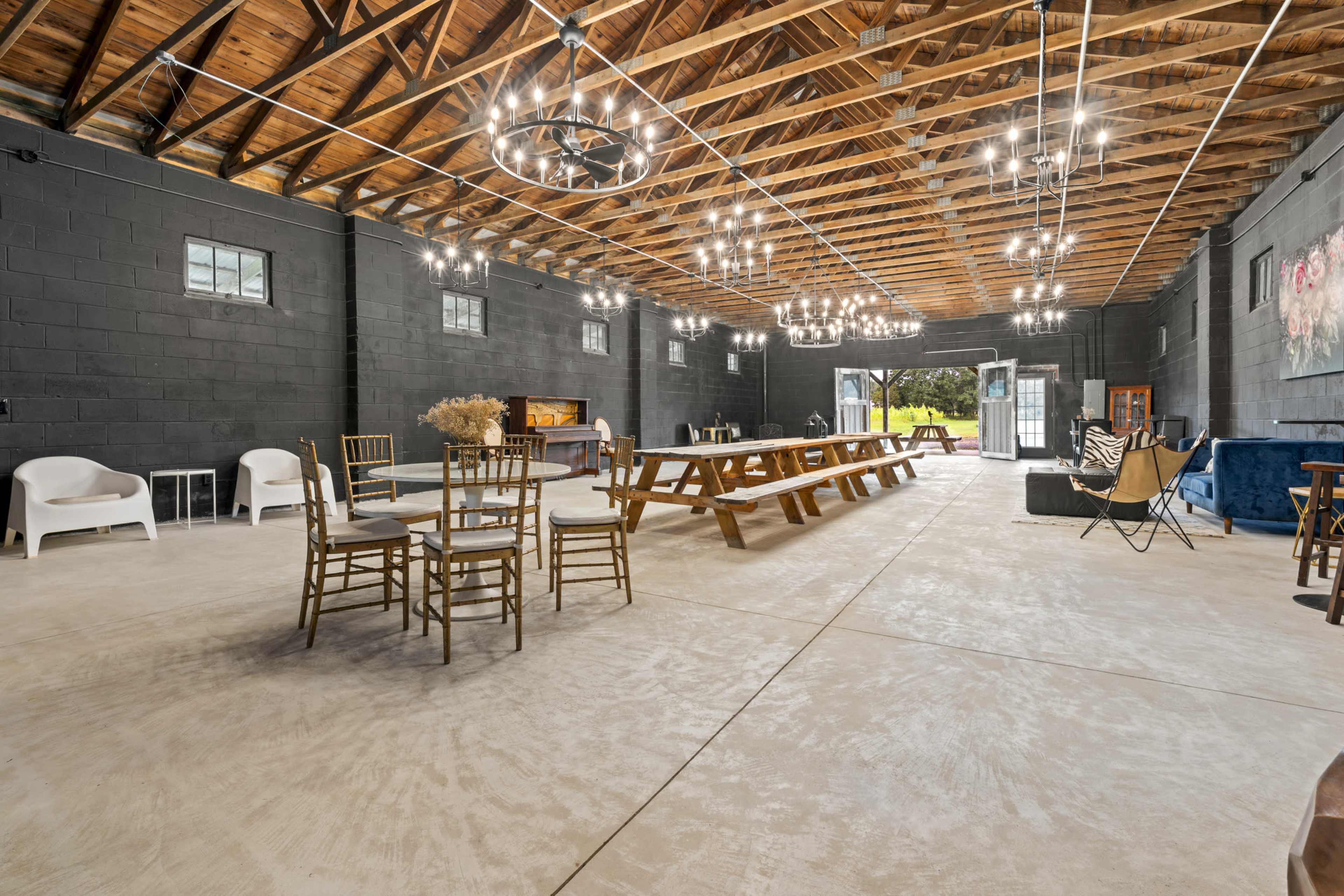 The Rustic Noir Barn – A Dramatic Canvas at Marcellus Farms Image in Cedarville, Brandywine, MD
