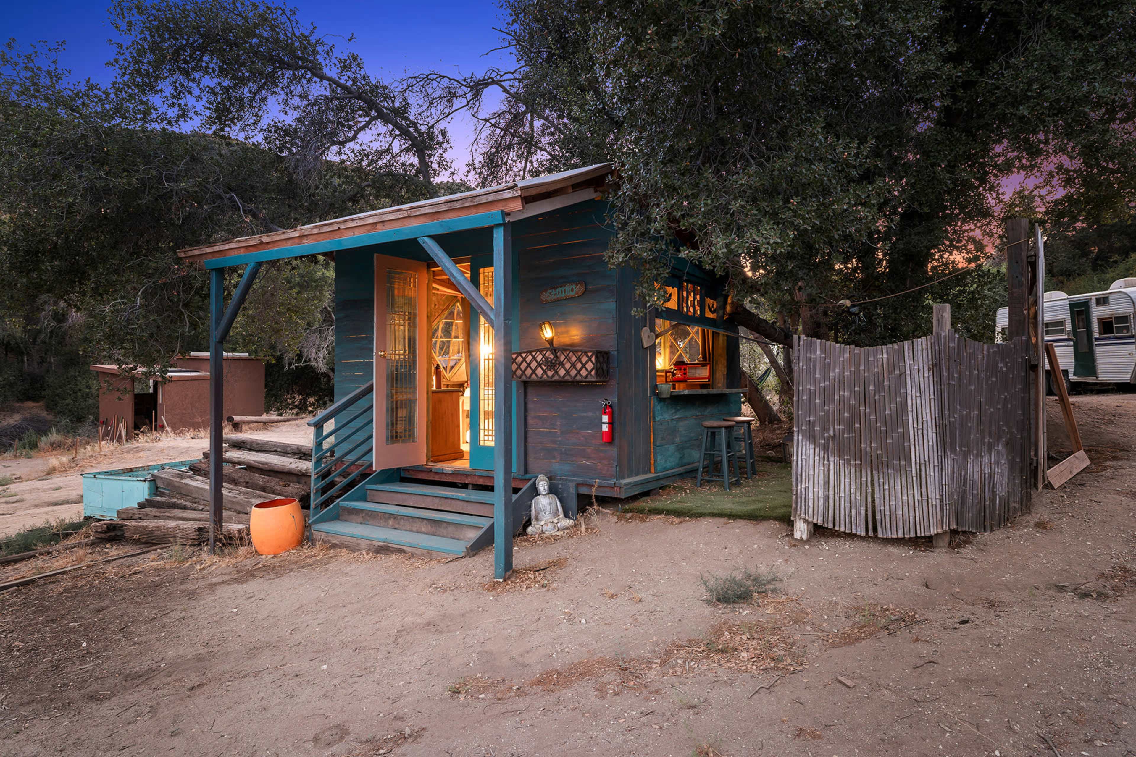 Groovy Patchwork Cabin on High Desert Ranch Image in , Leona Valley, CA