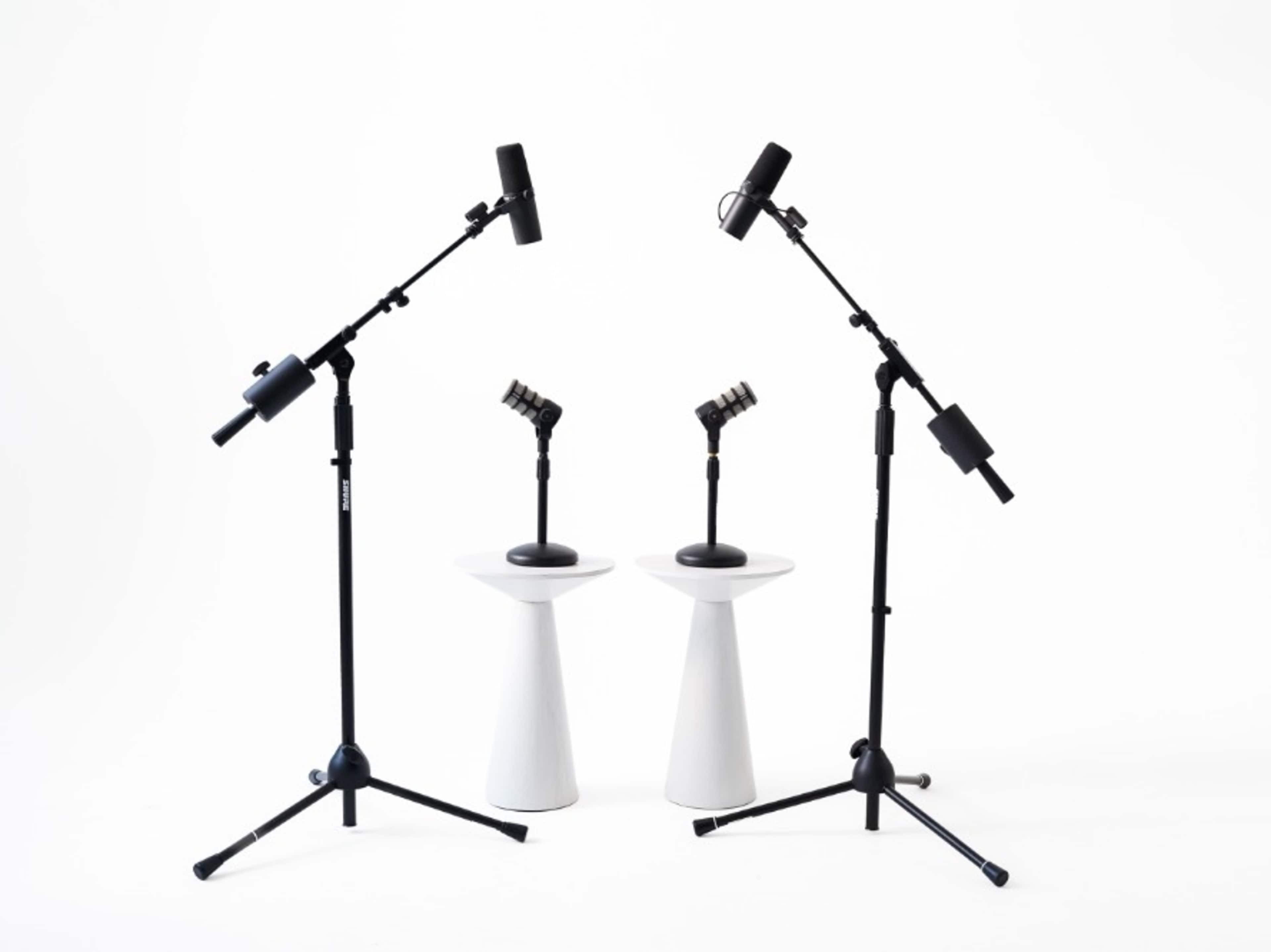 Podcast Mics (x2 Shure SM7B)