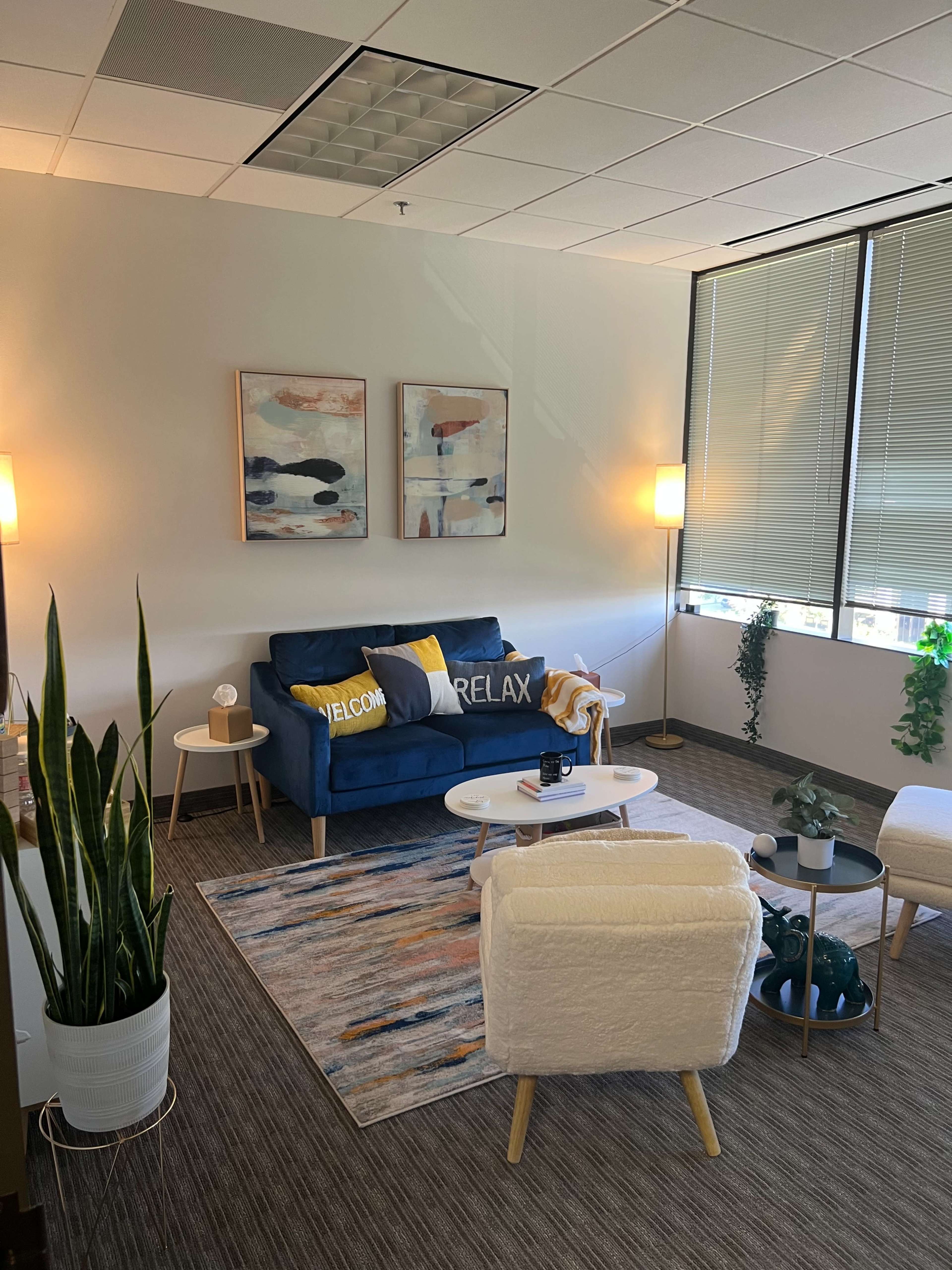 Private Office for 1:1 Client Sessions | Central Location Image in Farmers Branch, Dallas, TX