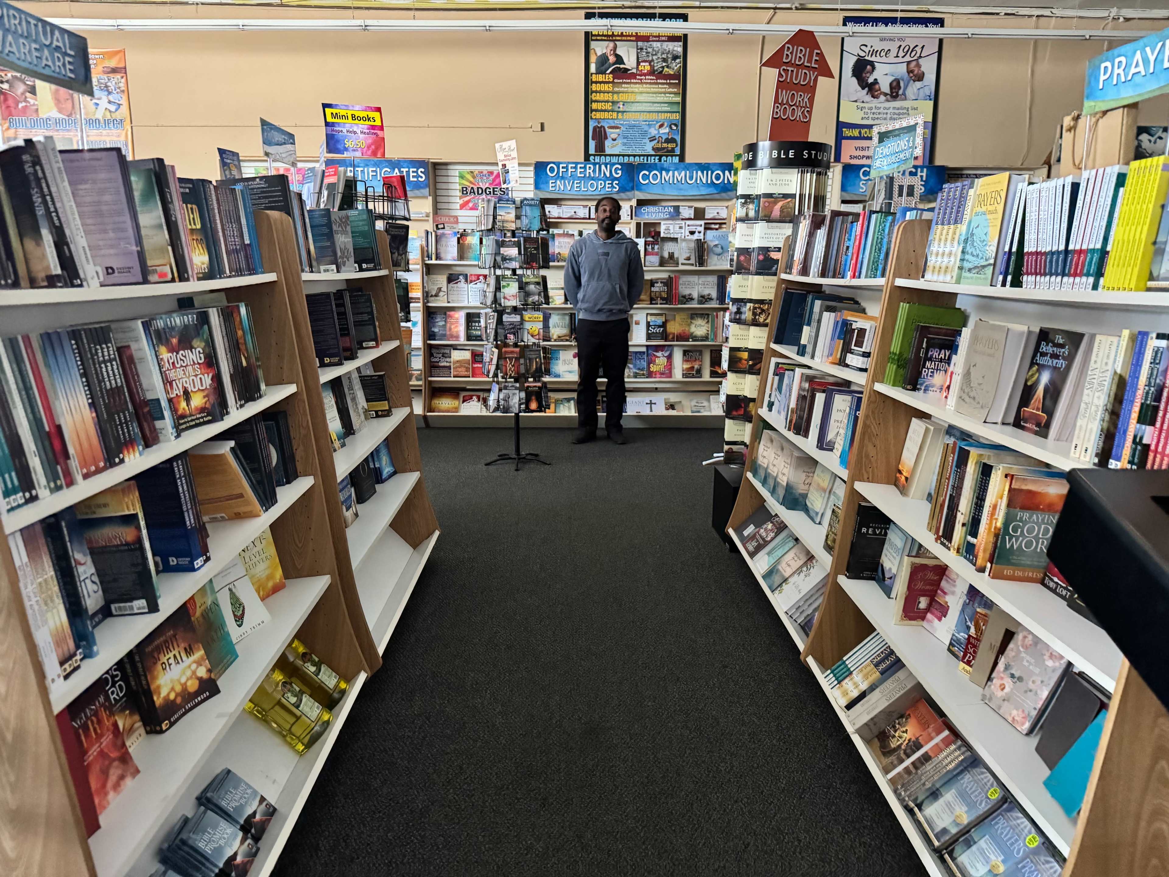 Authentic Neighborhood Bookstore with Flexible Filming Space & Ample Parking Image in Hyde Park, Los Angeles, CA