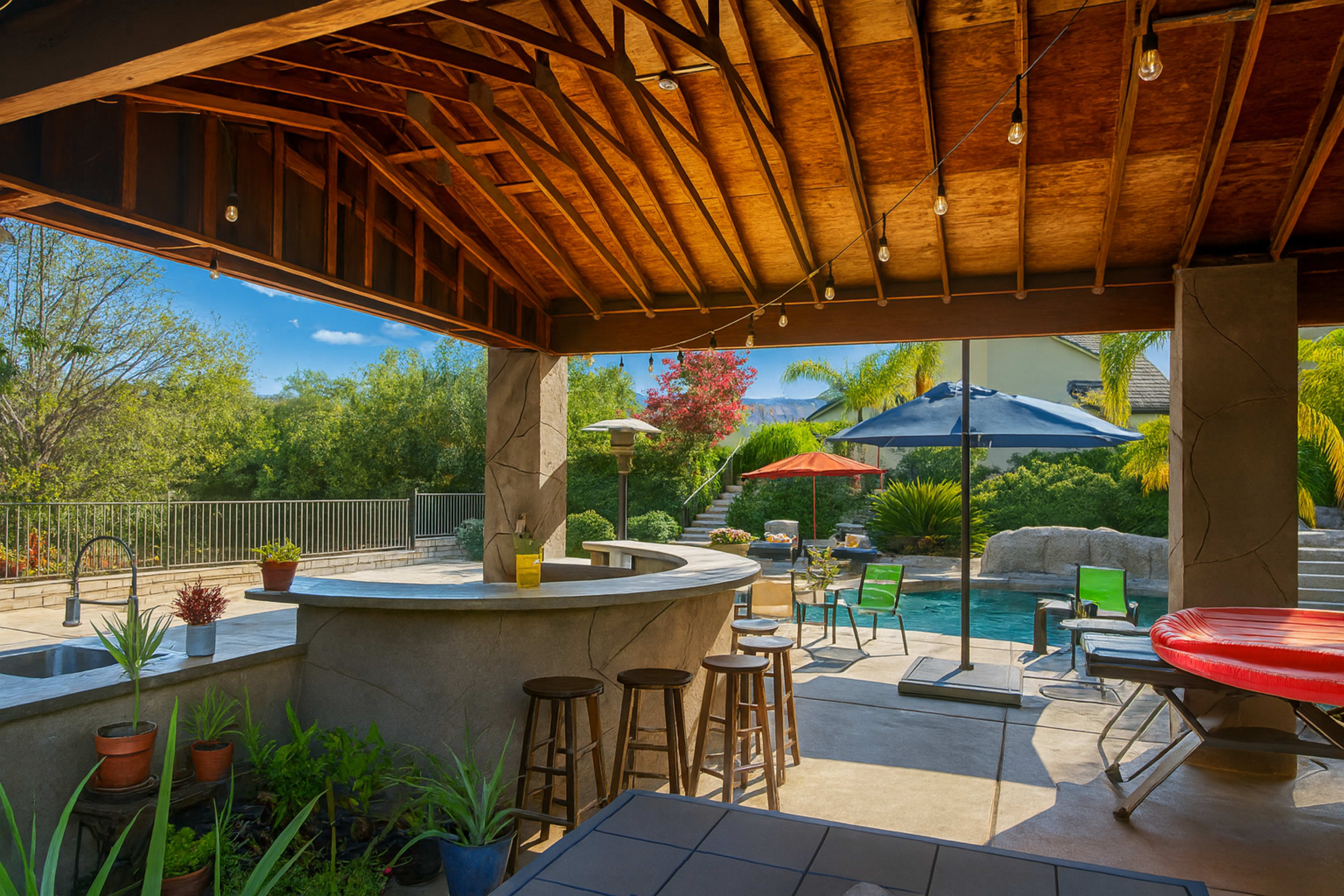 Lush Backyard Oasis in Riverside with Gazebo and Pool Access Image in Riverside, Riverside, CA