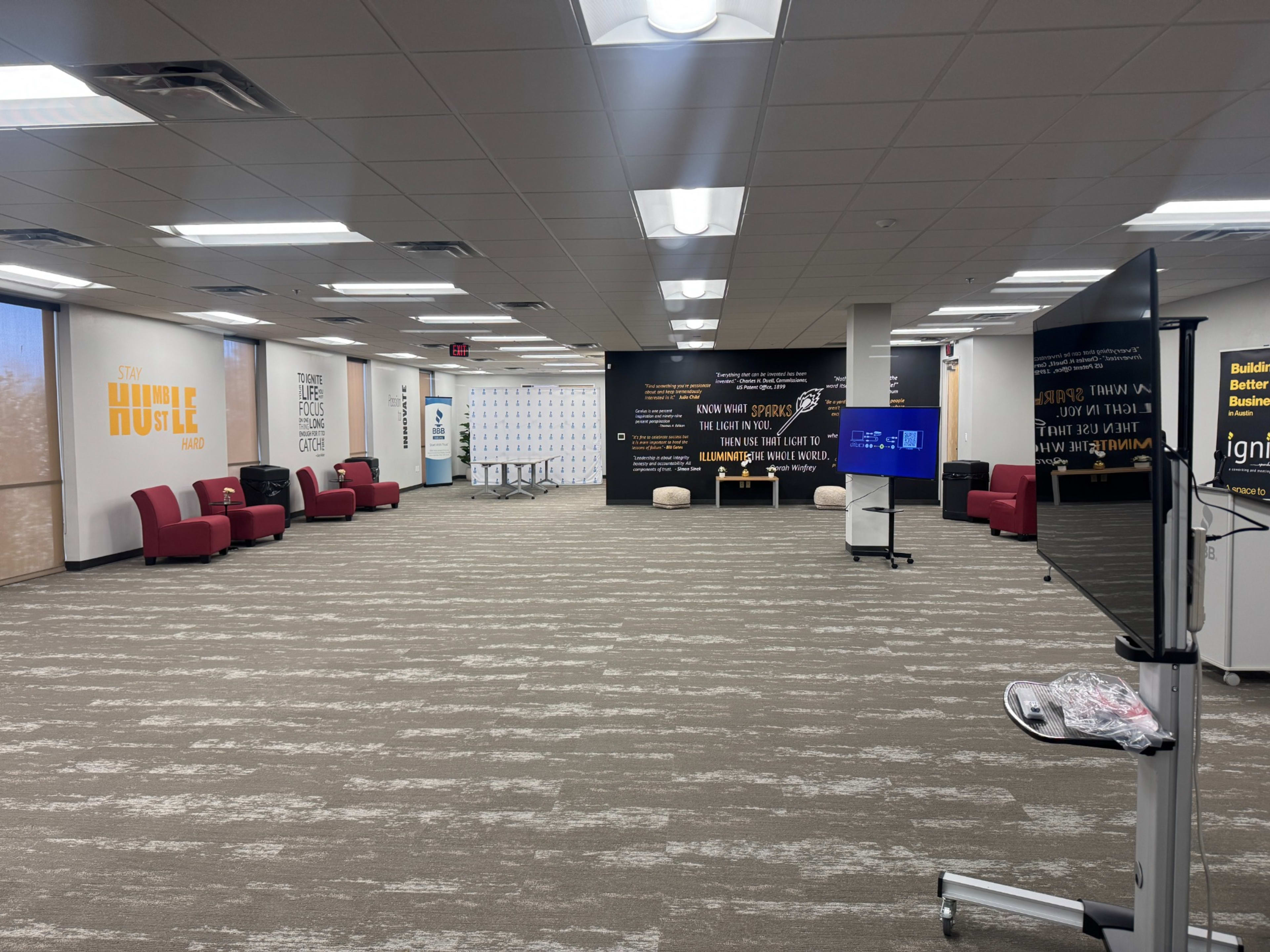 Ignite Sparked by BBB: Fuego Event Center Image in Berkley Square - Headway, Austin, TX