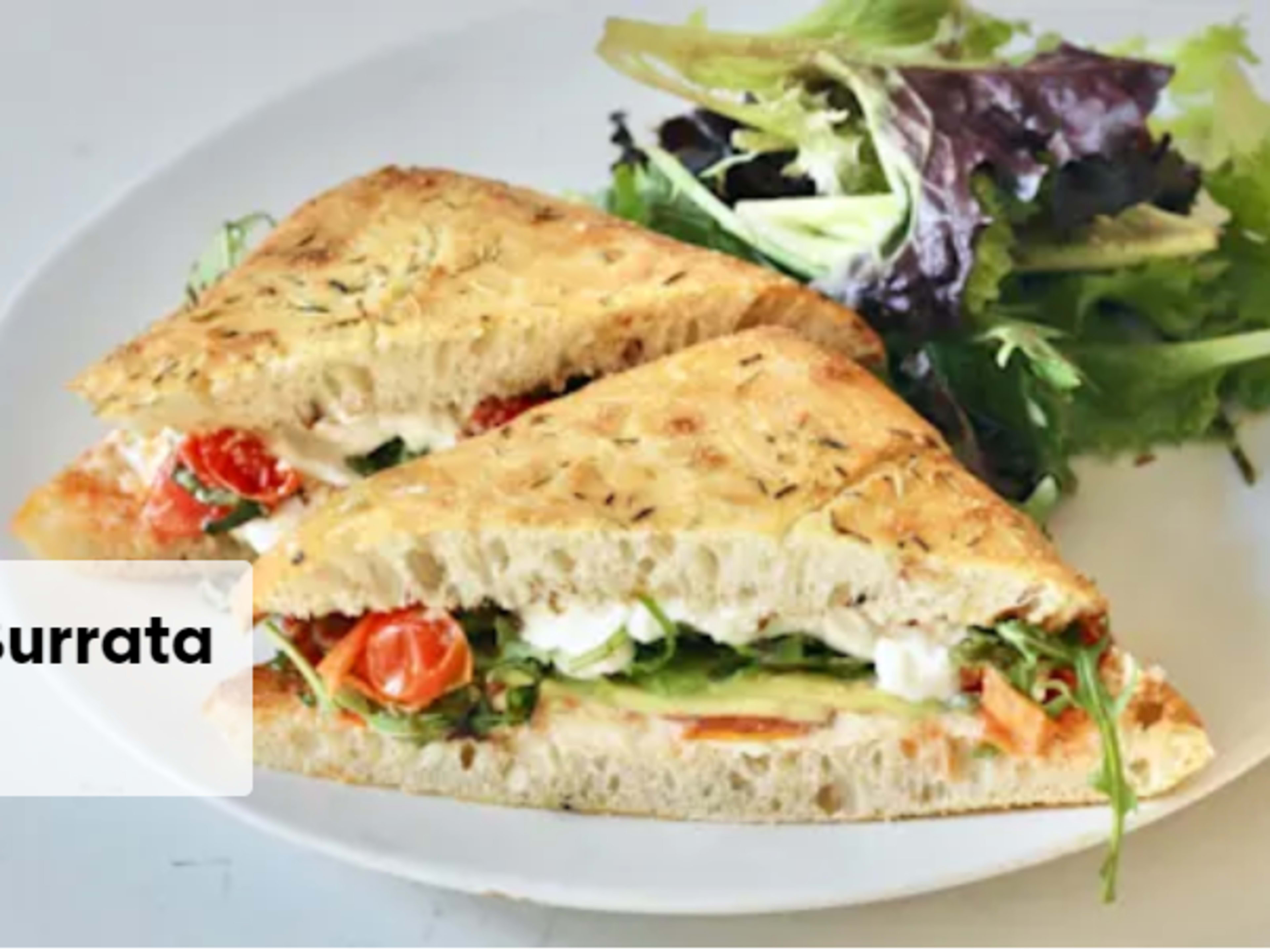 Avocado Burrata (vegetarian) 