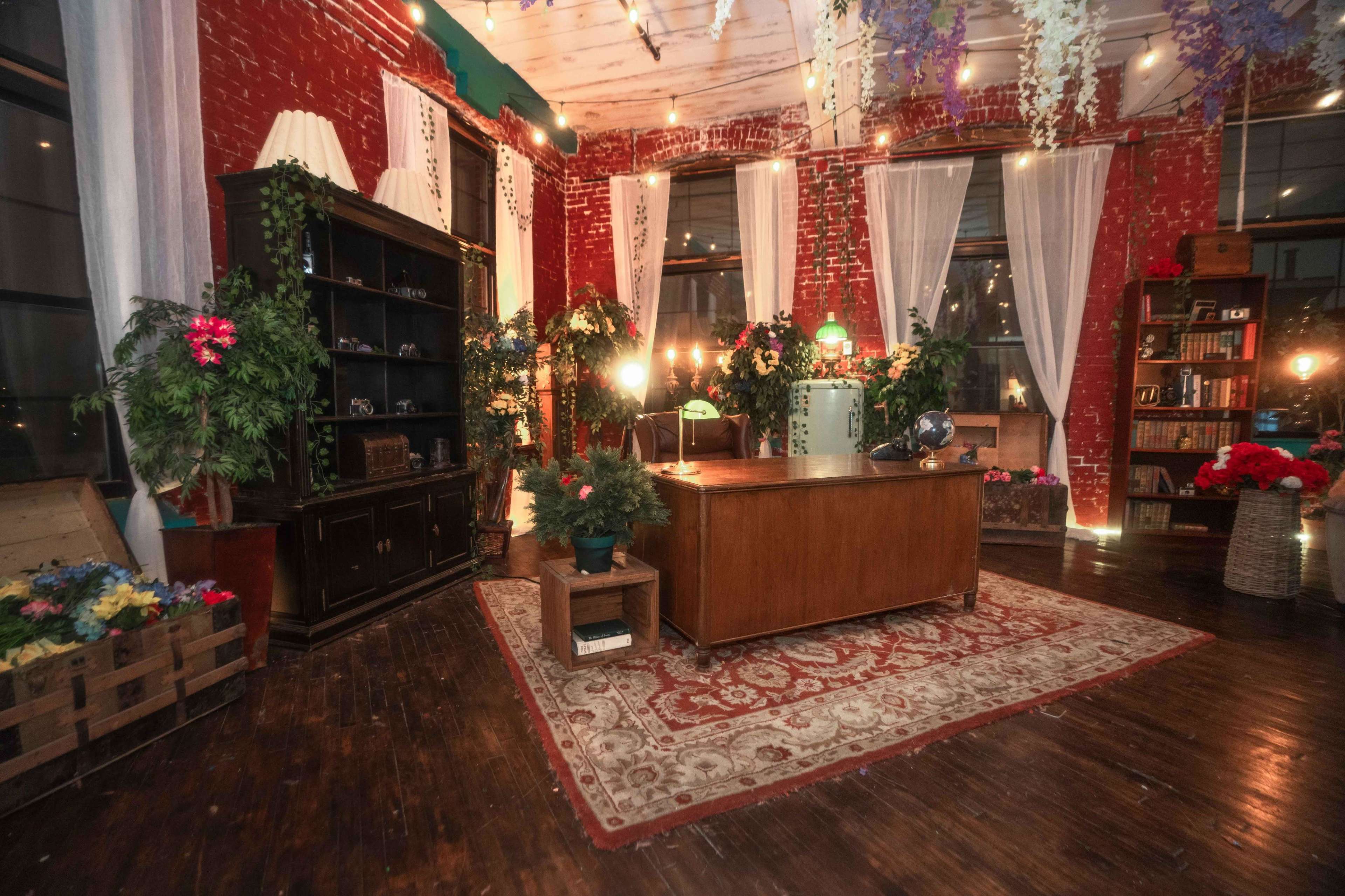 Natural Light Studio with Red Brick and Greenery Image in North Philadelphia, Philadelphia, PA