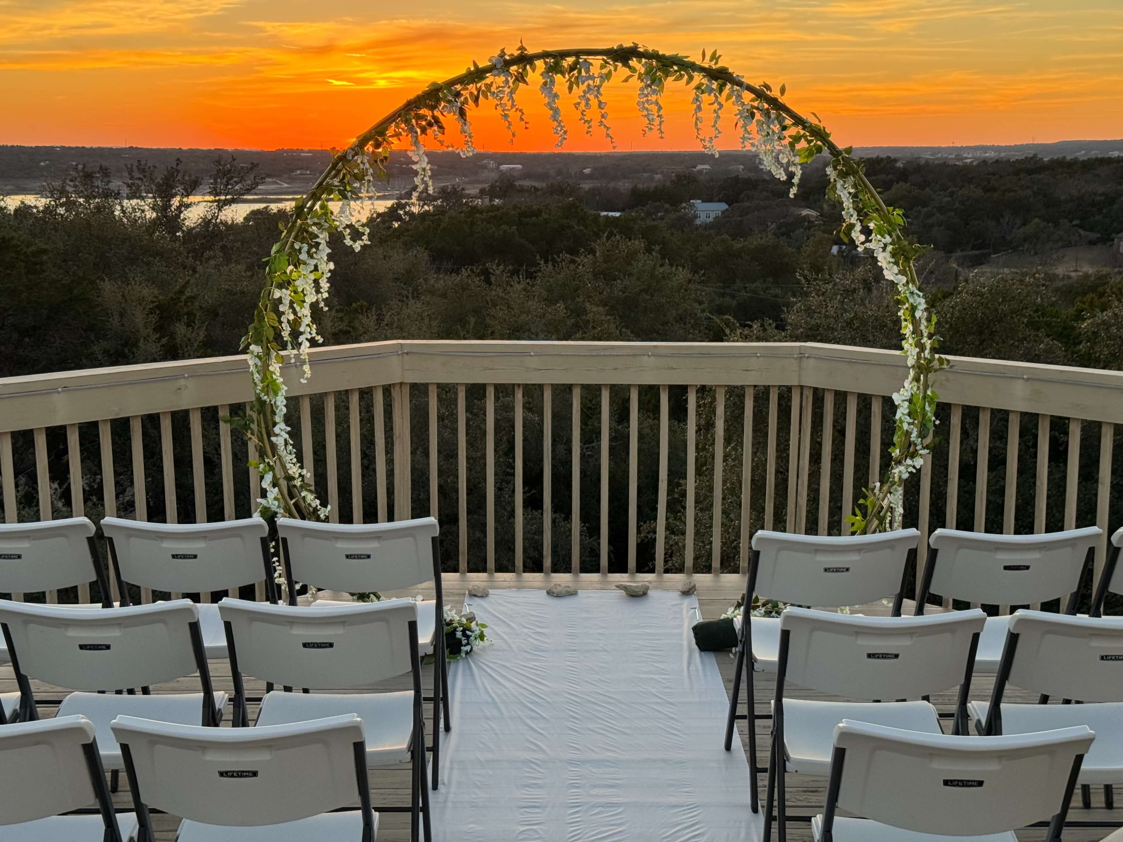 Panoramic Hill Country Rooftop View Wedding / Event Venue Image in Arrowhead Ridge, Leander, TX