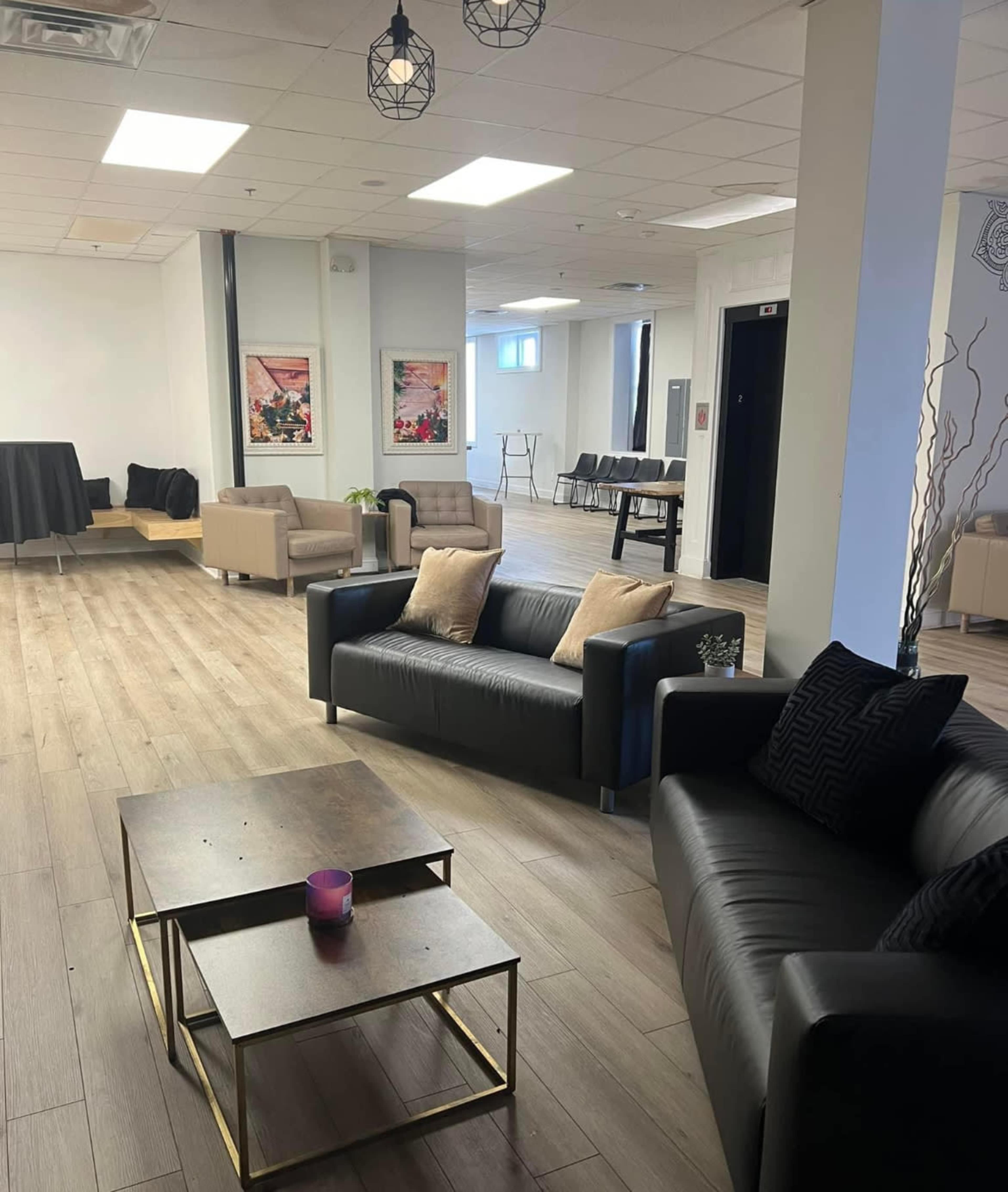 An urban event space with a stunning rooftop area. Image in Terry Sanford, Fayetteville, NC