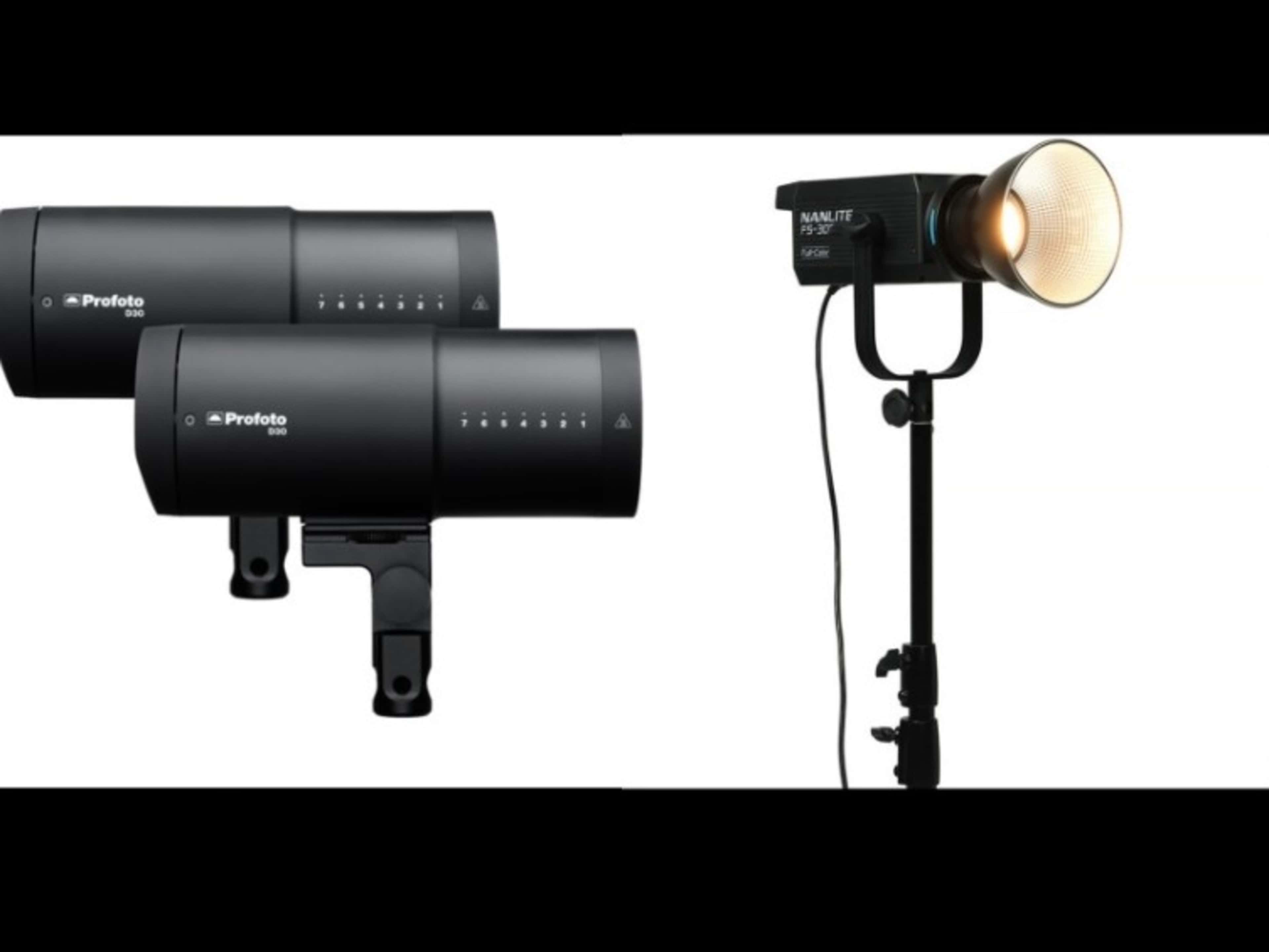 Full Lighting Bundle (Profoto Strobes + Nanlite RG