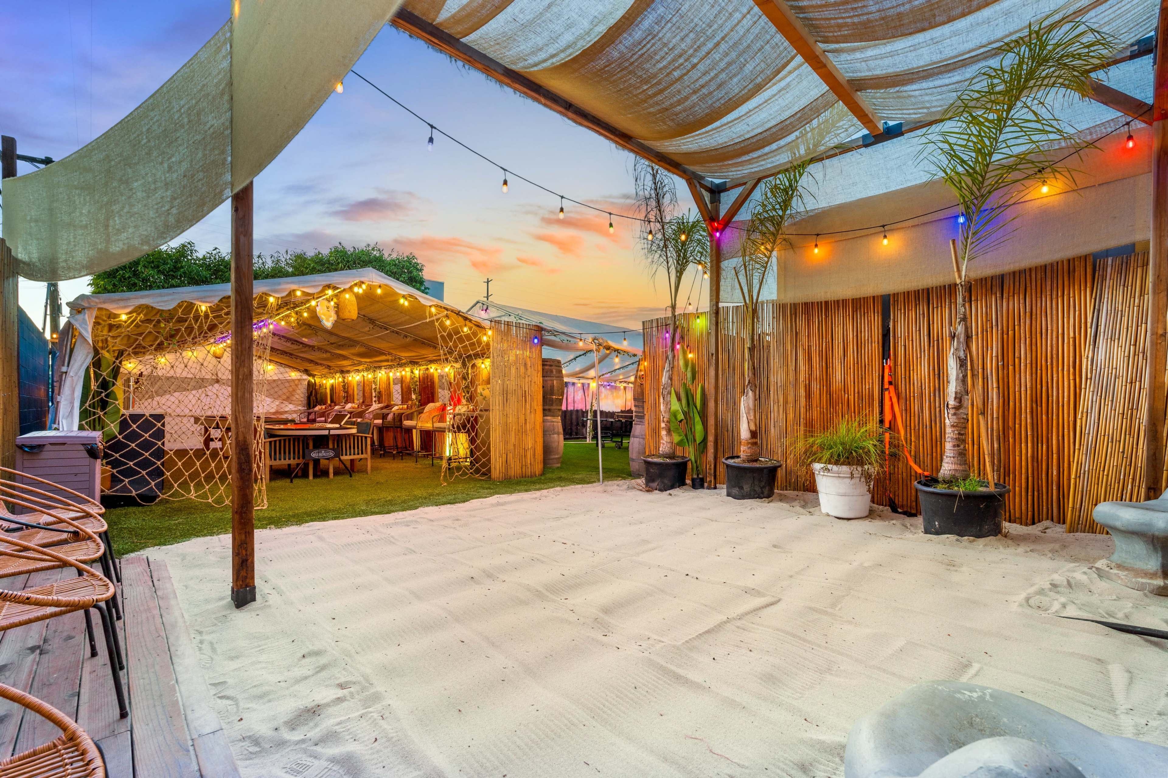 EVENT BEACH + FORMAL TENT with PARTY & GAME AREA Image in Stockton, San Diego, CA