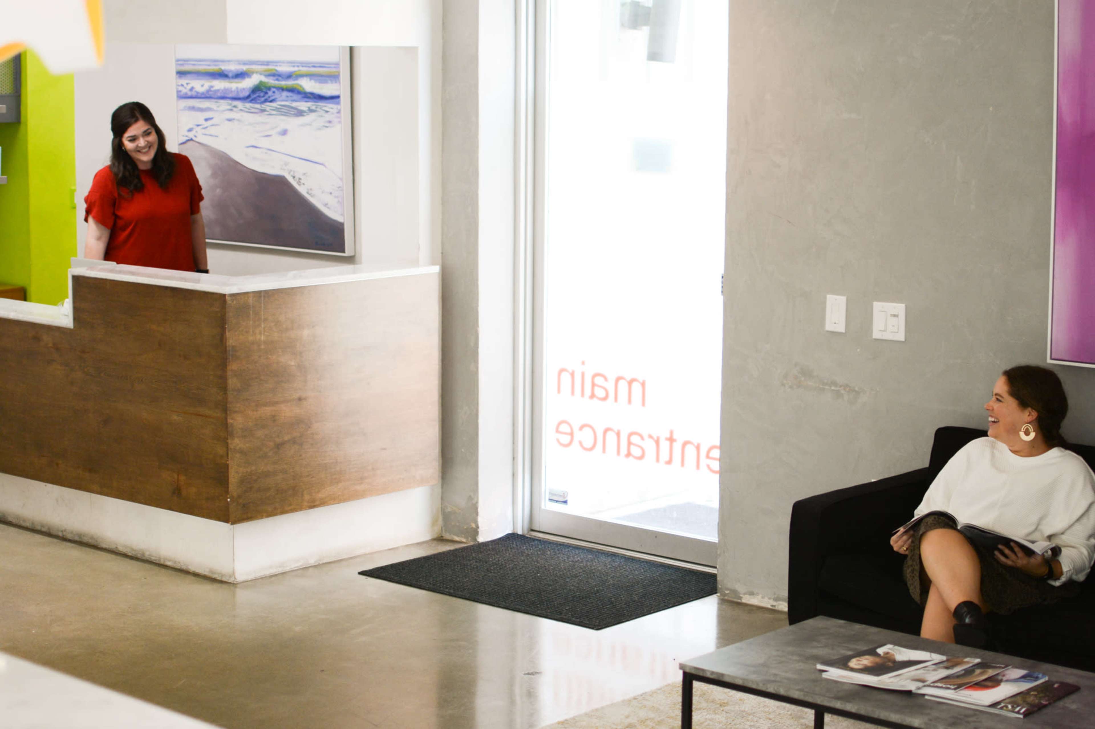 Modern Intimate Reception Area in Rice Village Image in University Place, Houston, TX