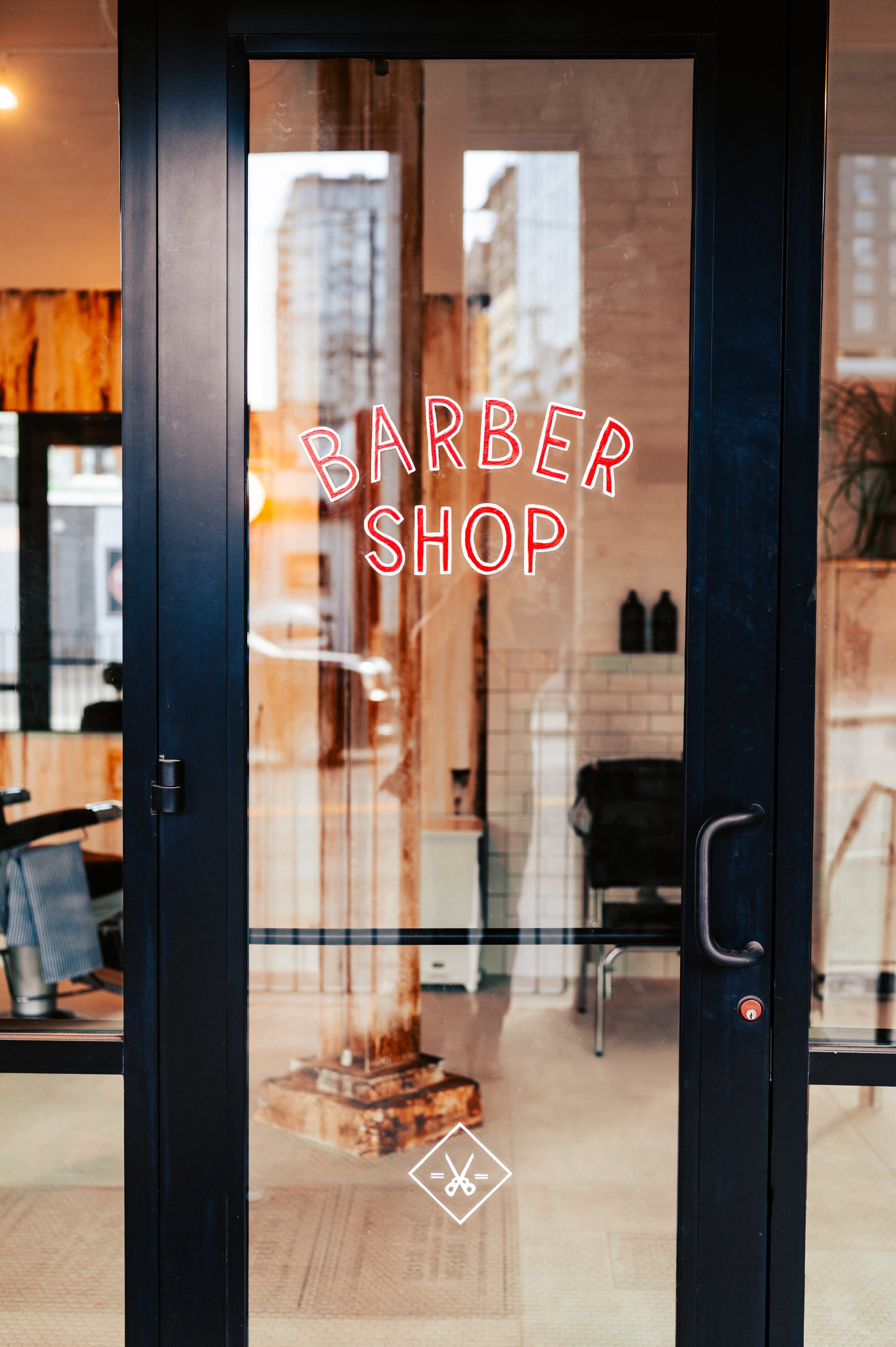 Mid century modern, Sexy, Barbershop speakeasy Image in The Gulch, Nashville, TN