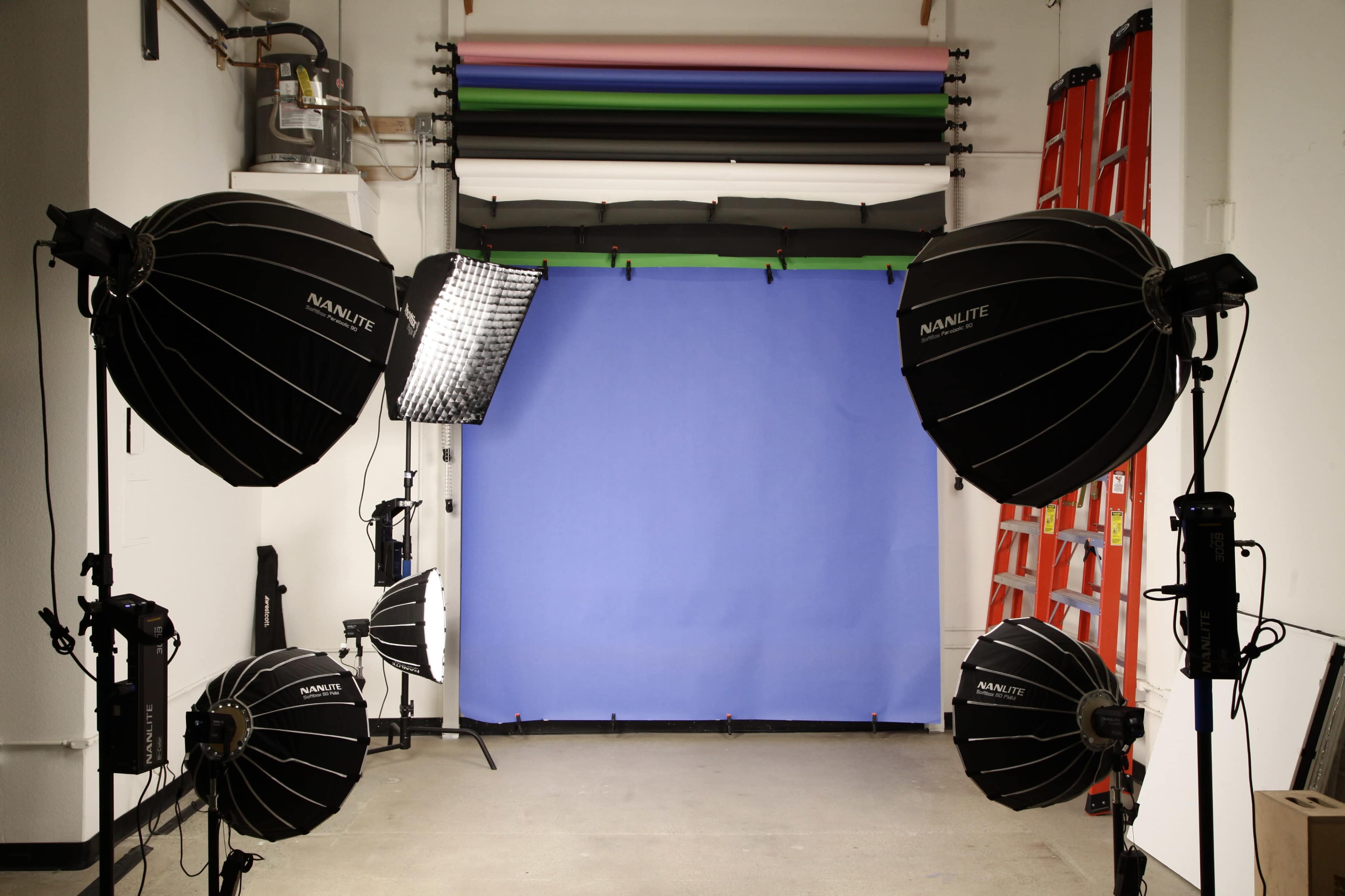 Full Photo Studio with Backdrops, Lighting. and Power Image in Laguna Hills, Laguna Hills, CA
