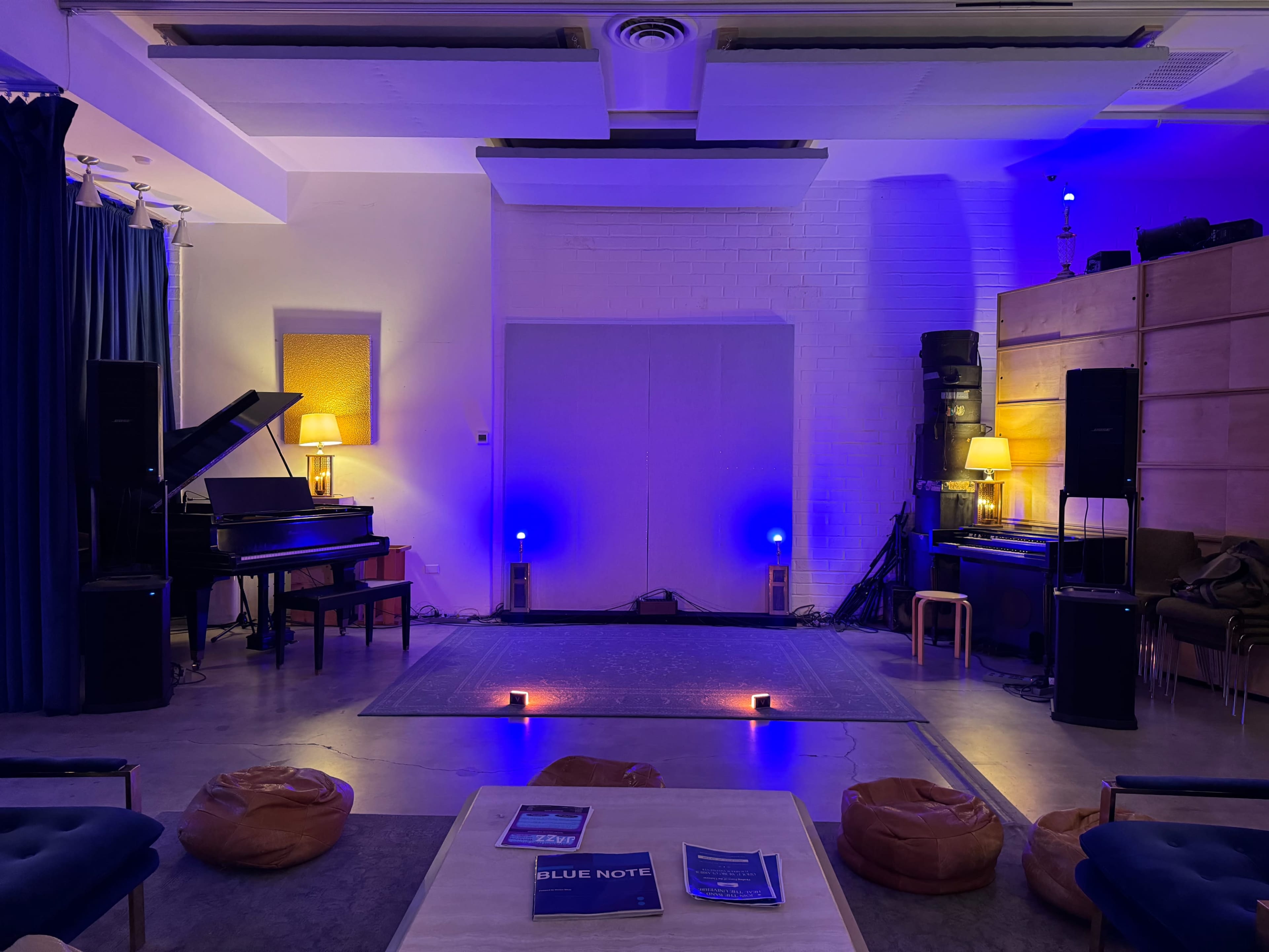 Record store and live performance event space/venue, baby grand piano, beautiful Image in Catalina Villas, Pasadena, CA