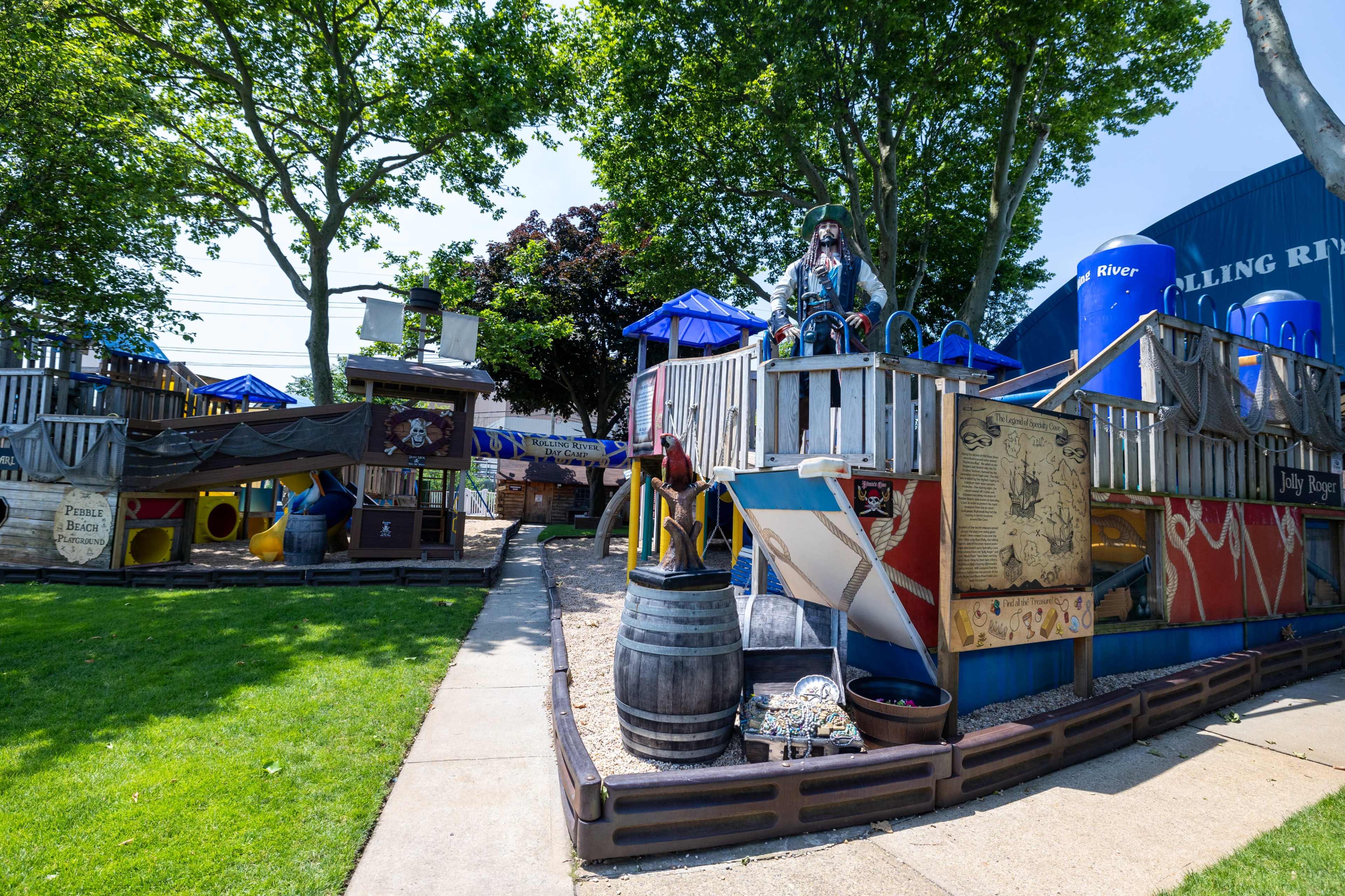 Interactive Pirate Themed Playground Image in Hempstead, East Rockaway, NY