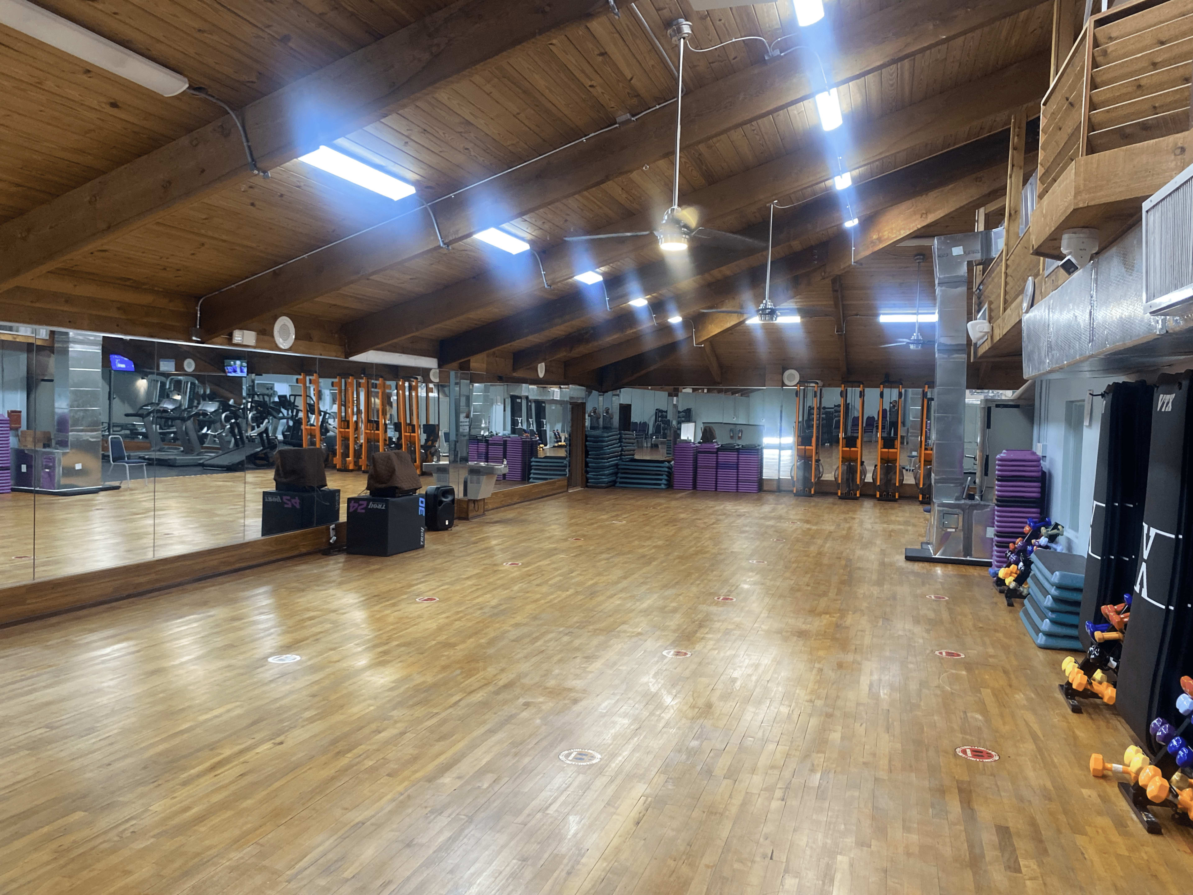 Fitness Gym Aerobic/Dance Area with Full Mirrors Image in Tamarac, Tamarac, FL