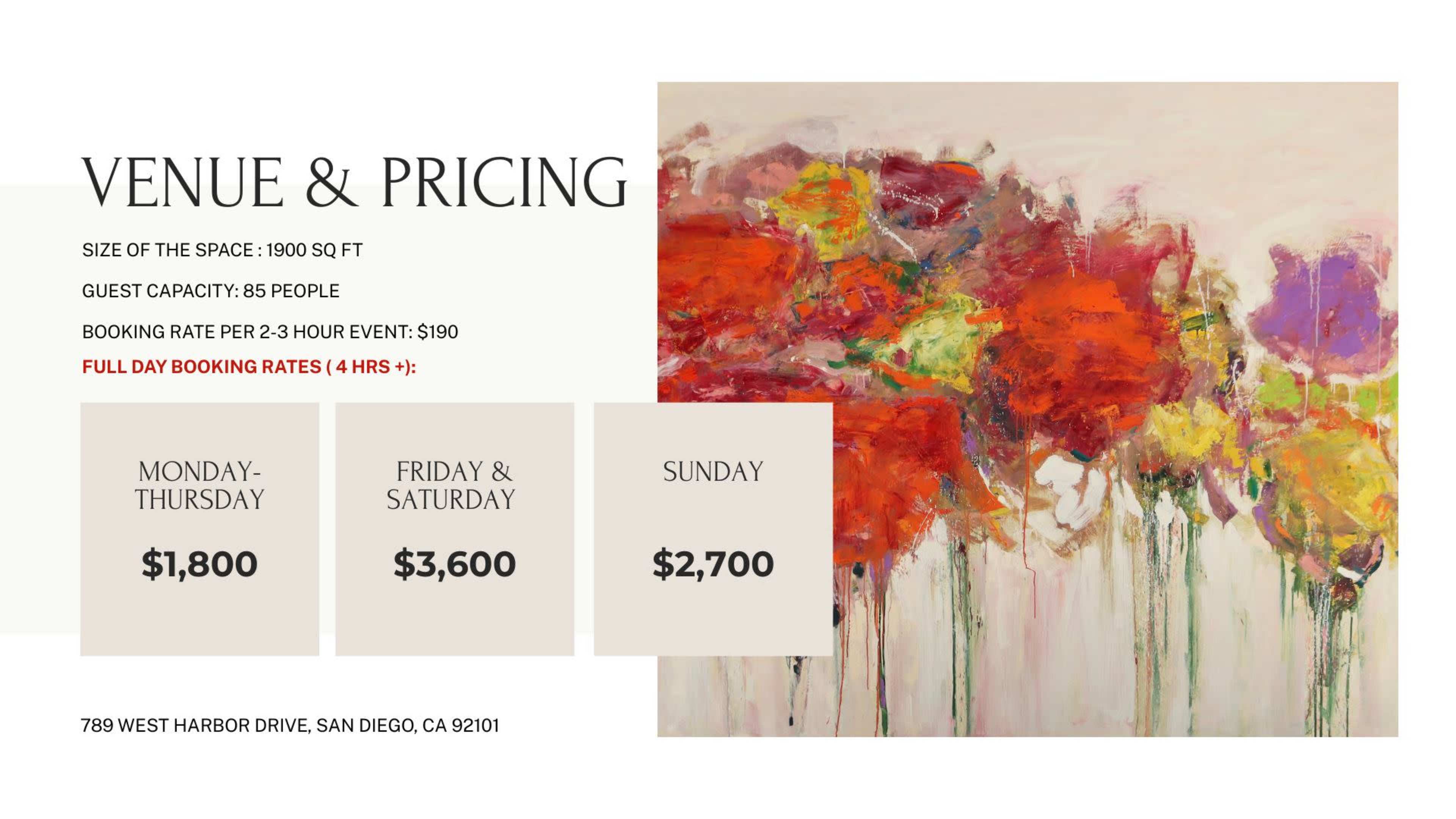 Walter Redondo Fine  Art Collection at Seaport Image in Marina, San Diego, CA