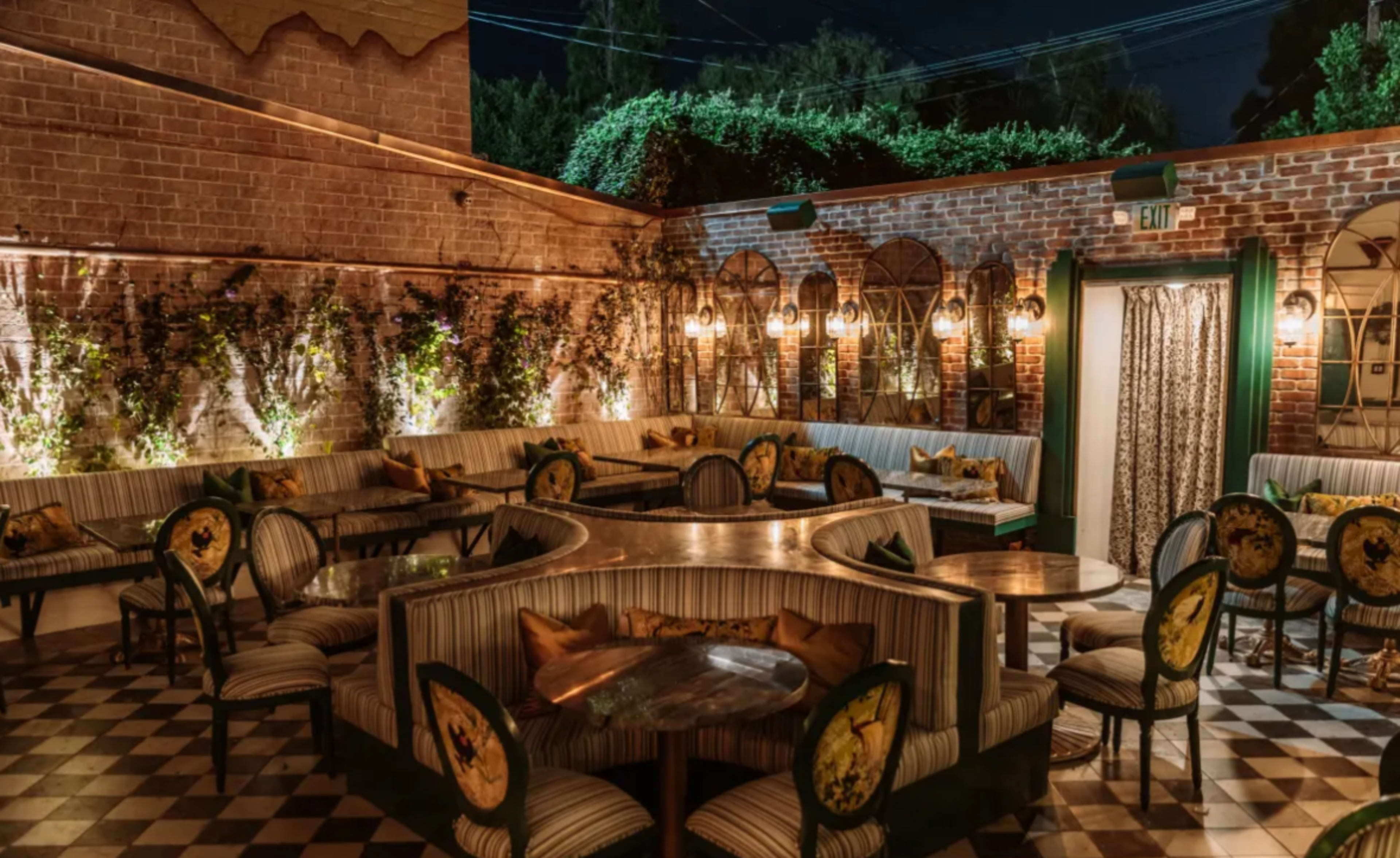 Stunning Indoor Partial Space of Elevated French Basserie Venue Image in Central LA, West Hollywood, CA