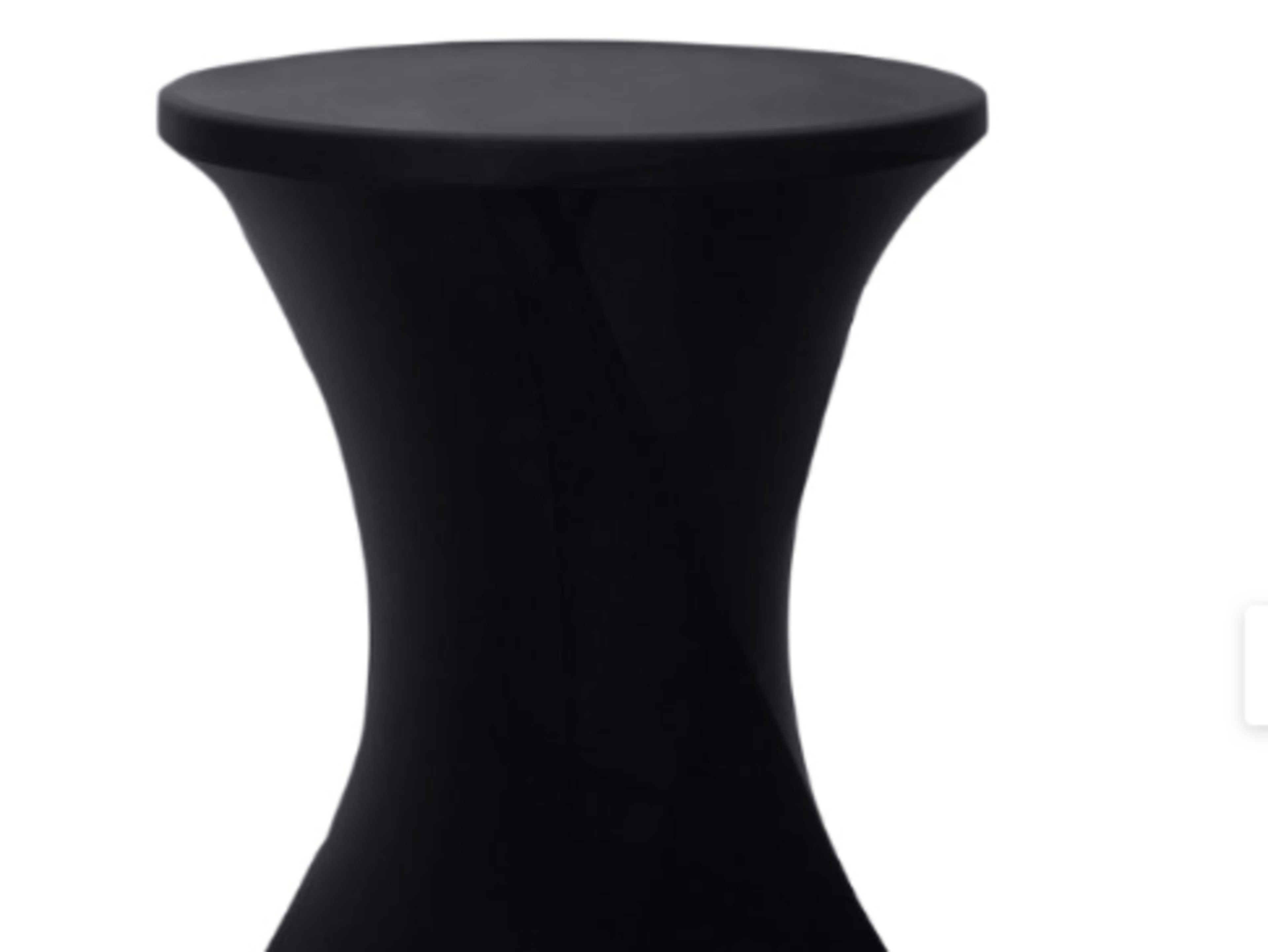 Black Cocktail Spandex Table Cover