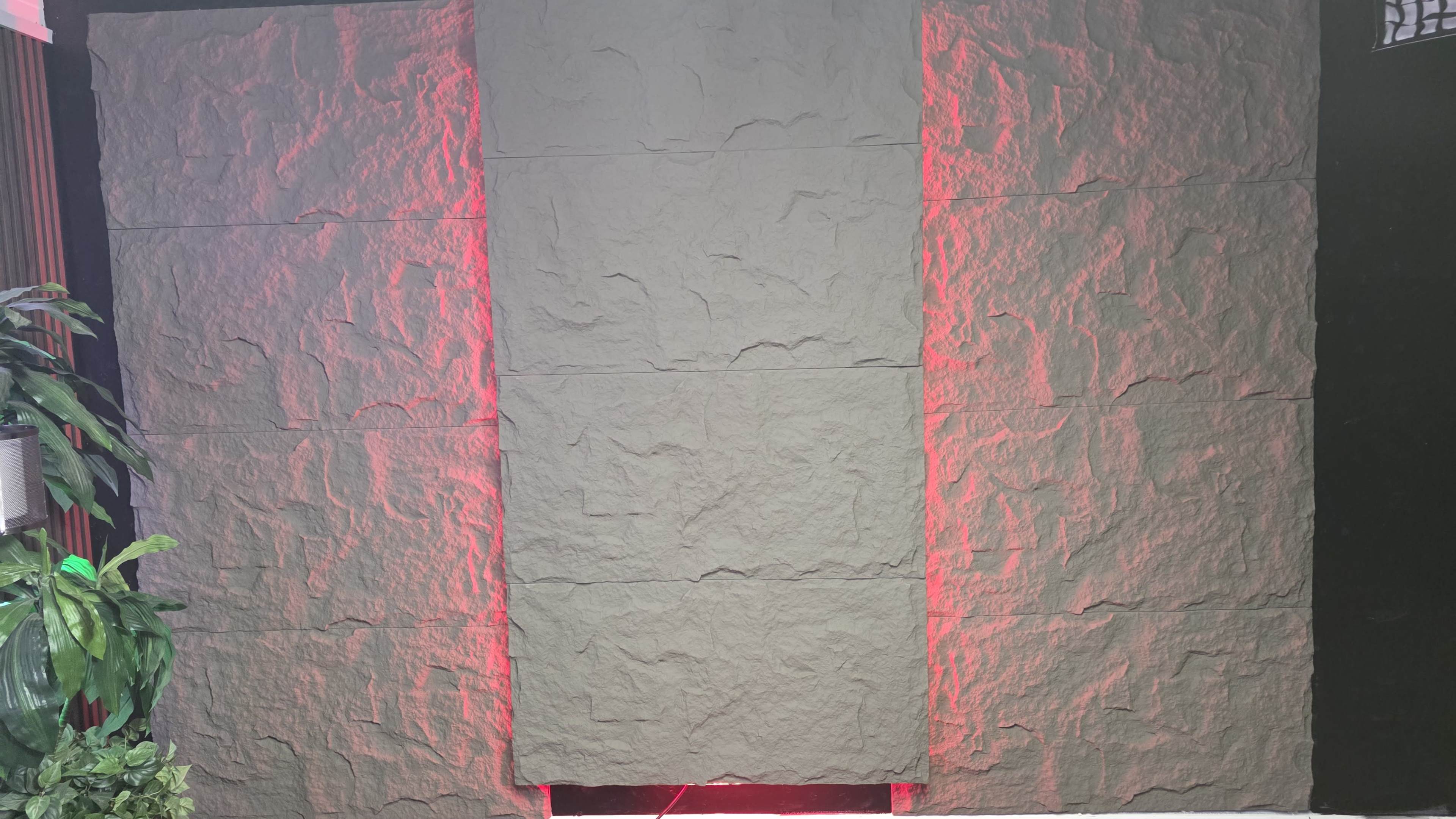 The Stone Wall - Powerful talking Head Background - RGB backlights Image in Central Escondido, Escondido, CA