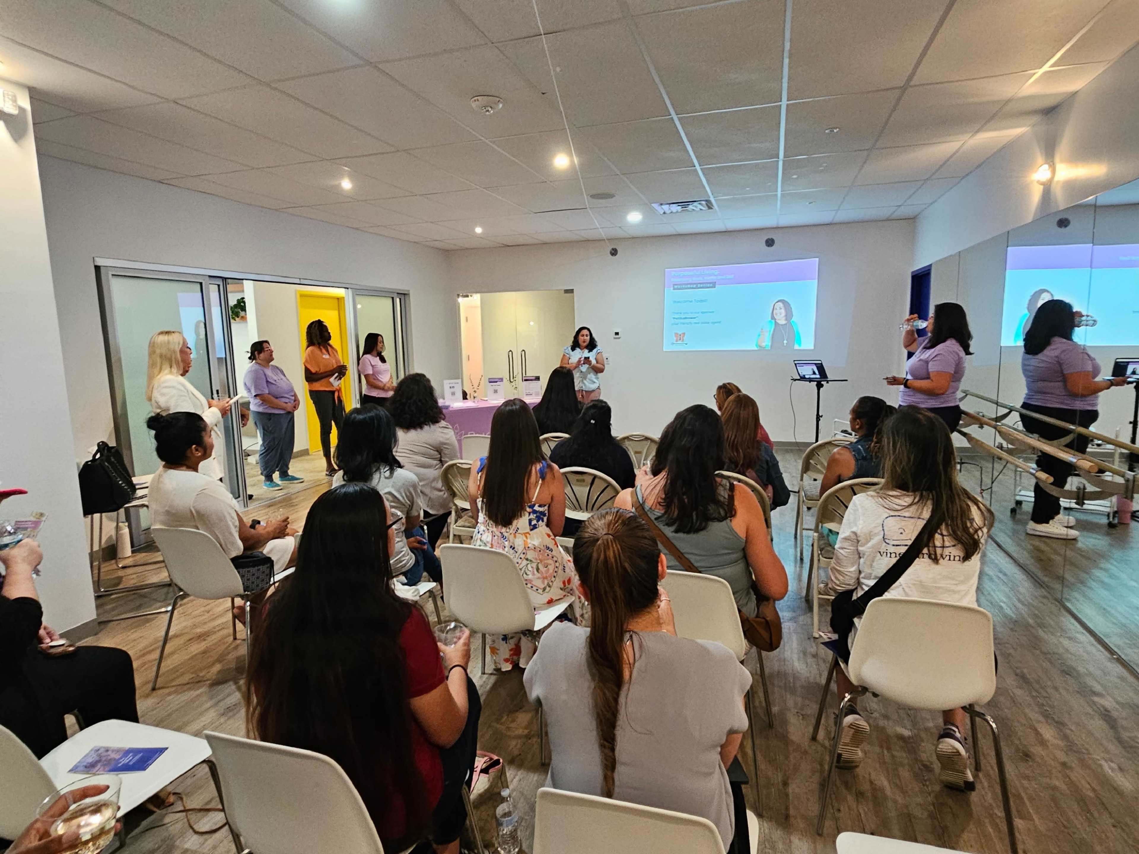 Spacious Dance Studio with Mirrors, Barres & Kids’ Play Access — Great for Classes, Parties, Fitness Events, Workshops, or Meetings. Image in University Drive, Coral Springs, FL