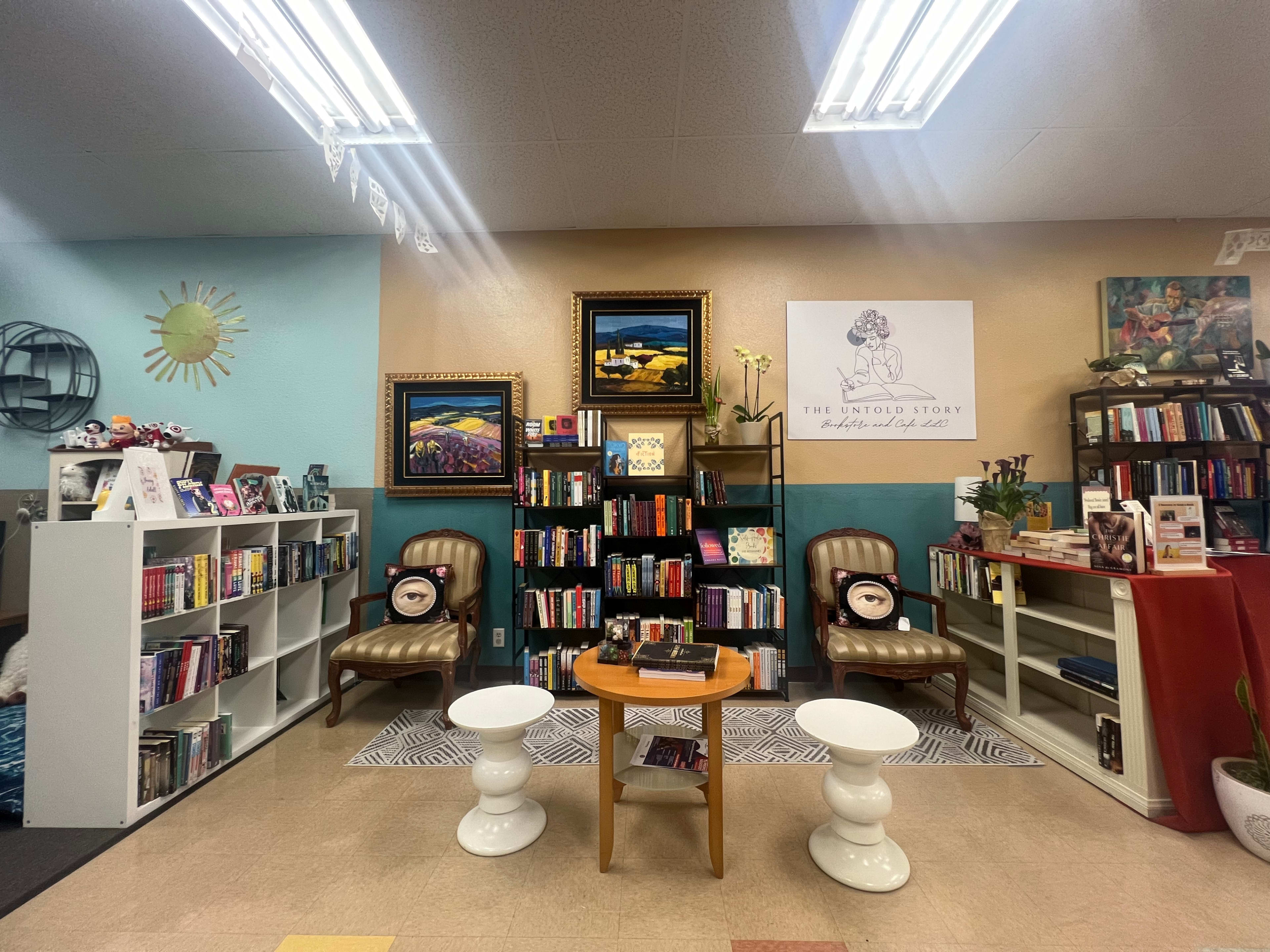 Bookstore in beautiful rustic brick building with plenty of space for small meetings or workshops. Image in Northwest Anaheim, Anaheim, CA