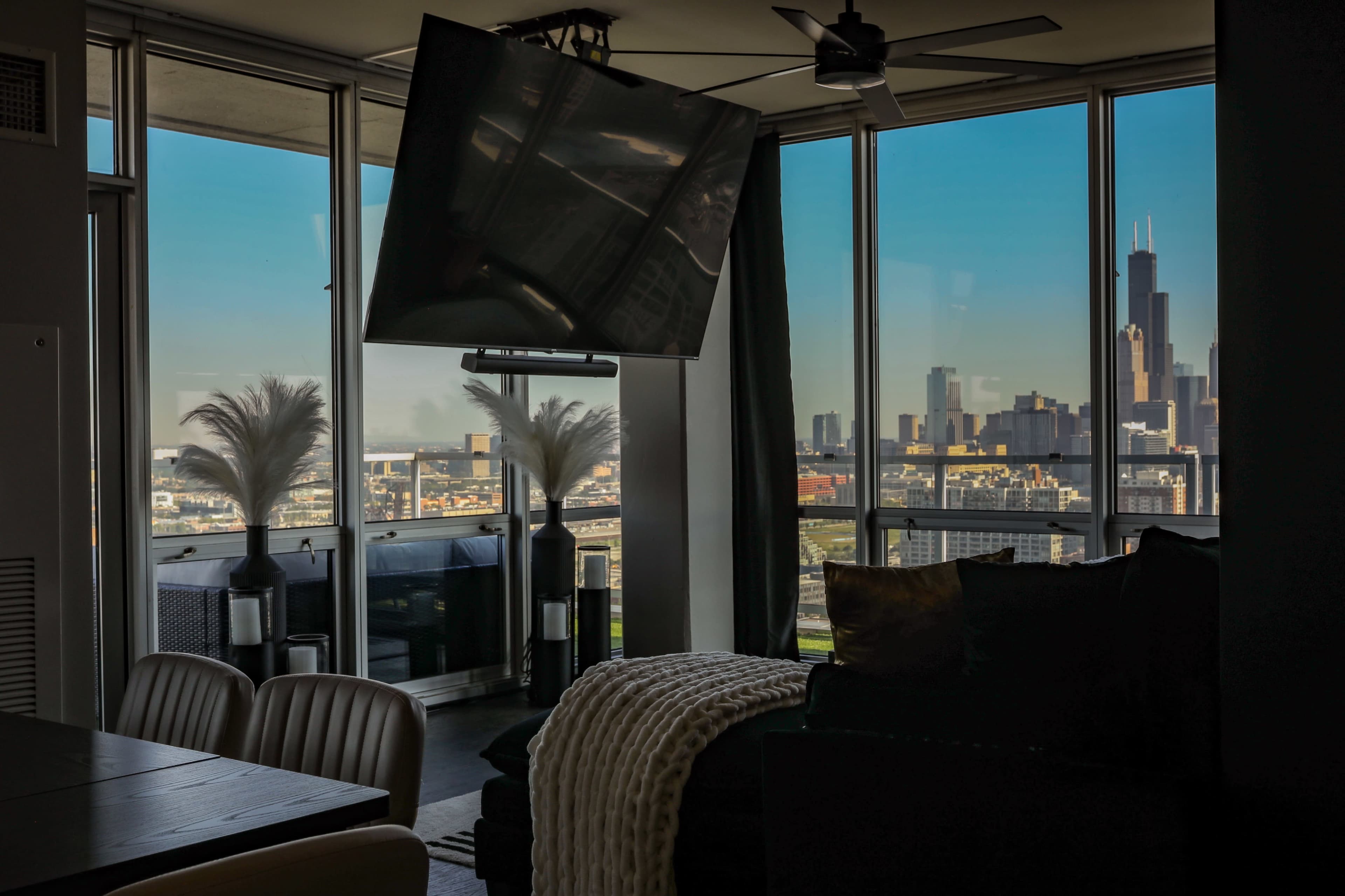 Penthouse Oasis with Wrap-Around Balcony & Stunning Views Image in Near South Side, Chicago, IL