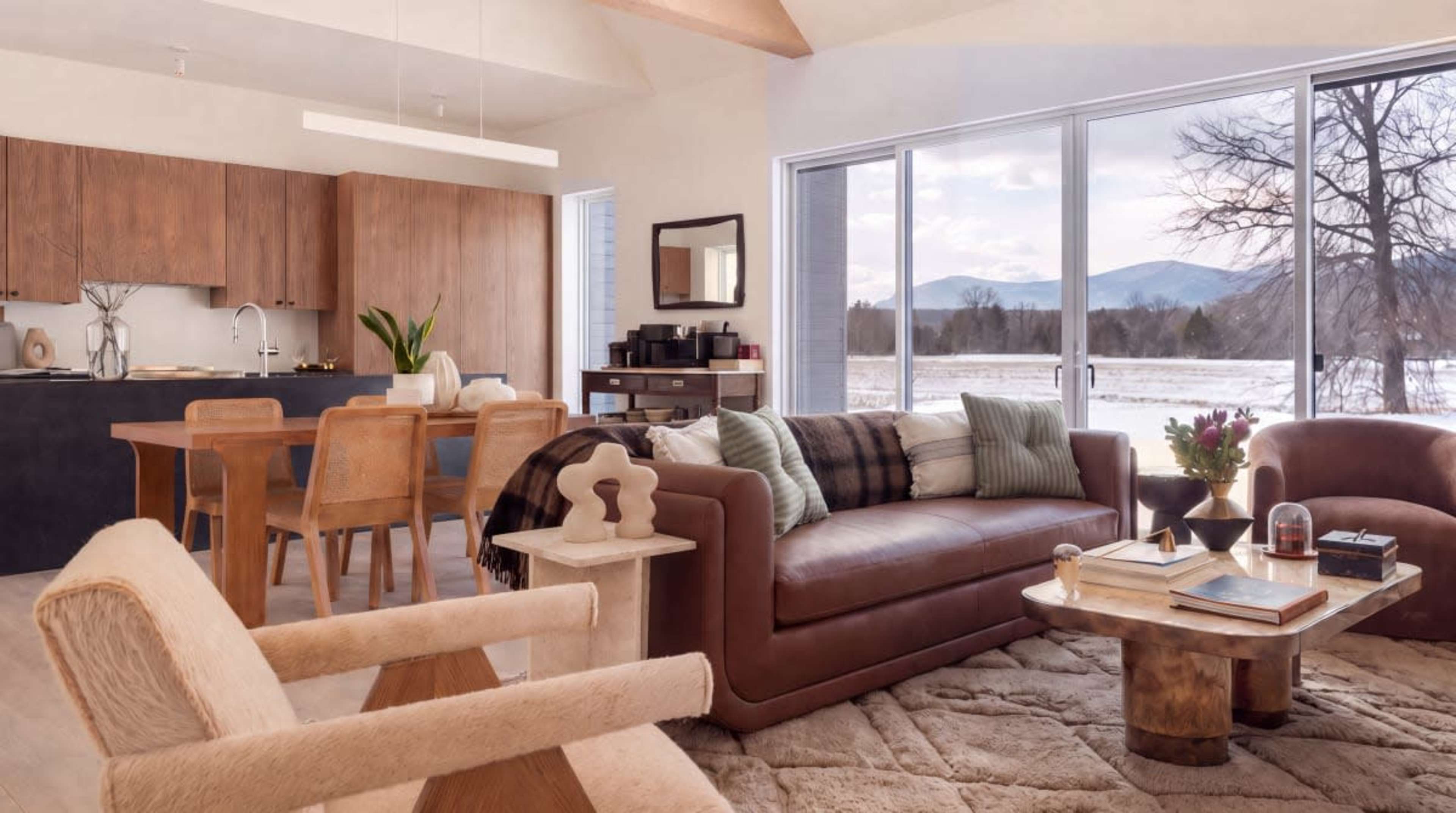 Large Design-Led Catskills Home with Mountain Views & Natural Light Image in Saugerties, Saugerties, NY