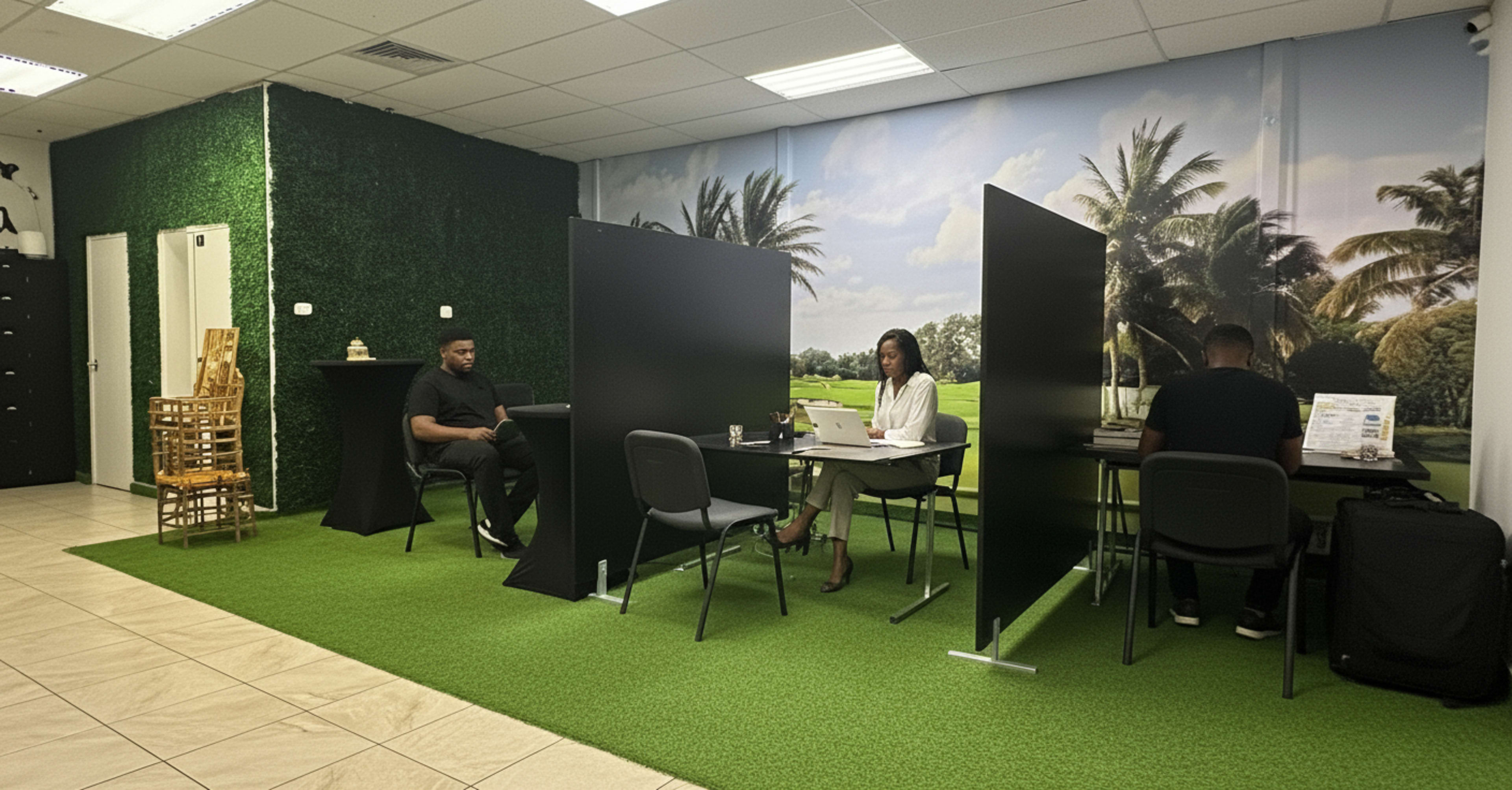 Miami Gardens co working space combines productivity with recreation. Image in Miami Gardens, Miami, FL