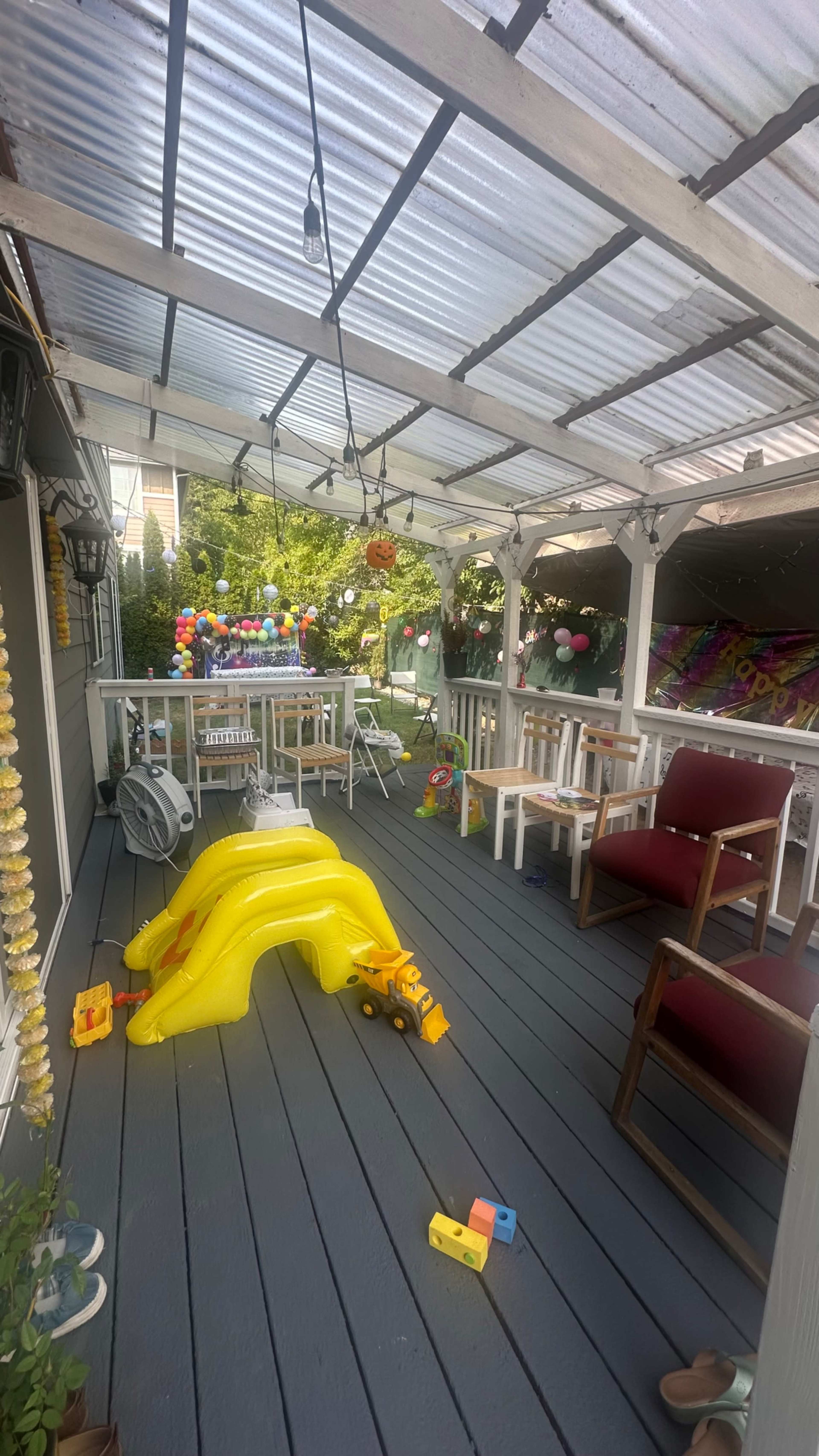 Sunset-ready Renton Backyard: 1350 sq ft, Grill, Patio & Twinkly Lights Image in Renton, Renton, WA