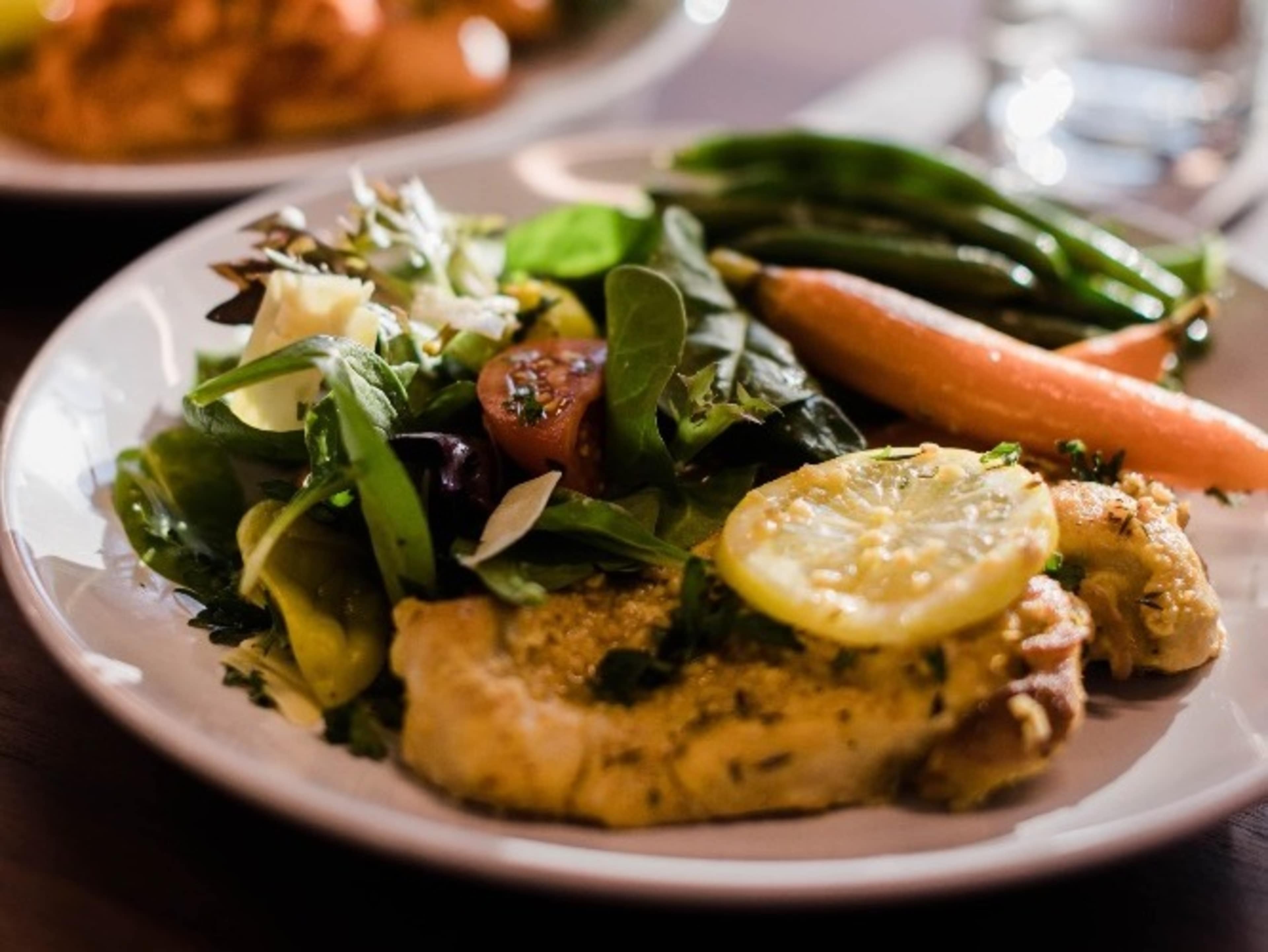 Hot, Plated Gourmet Lunch prepared by private chef
