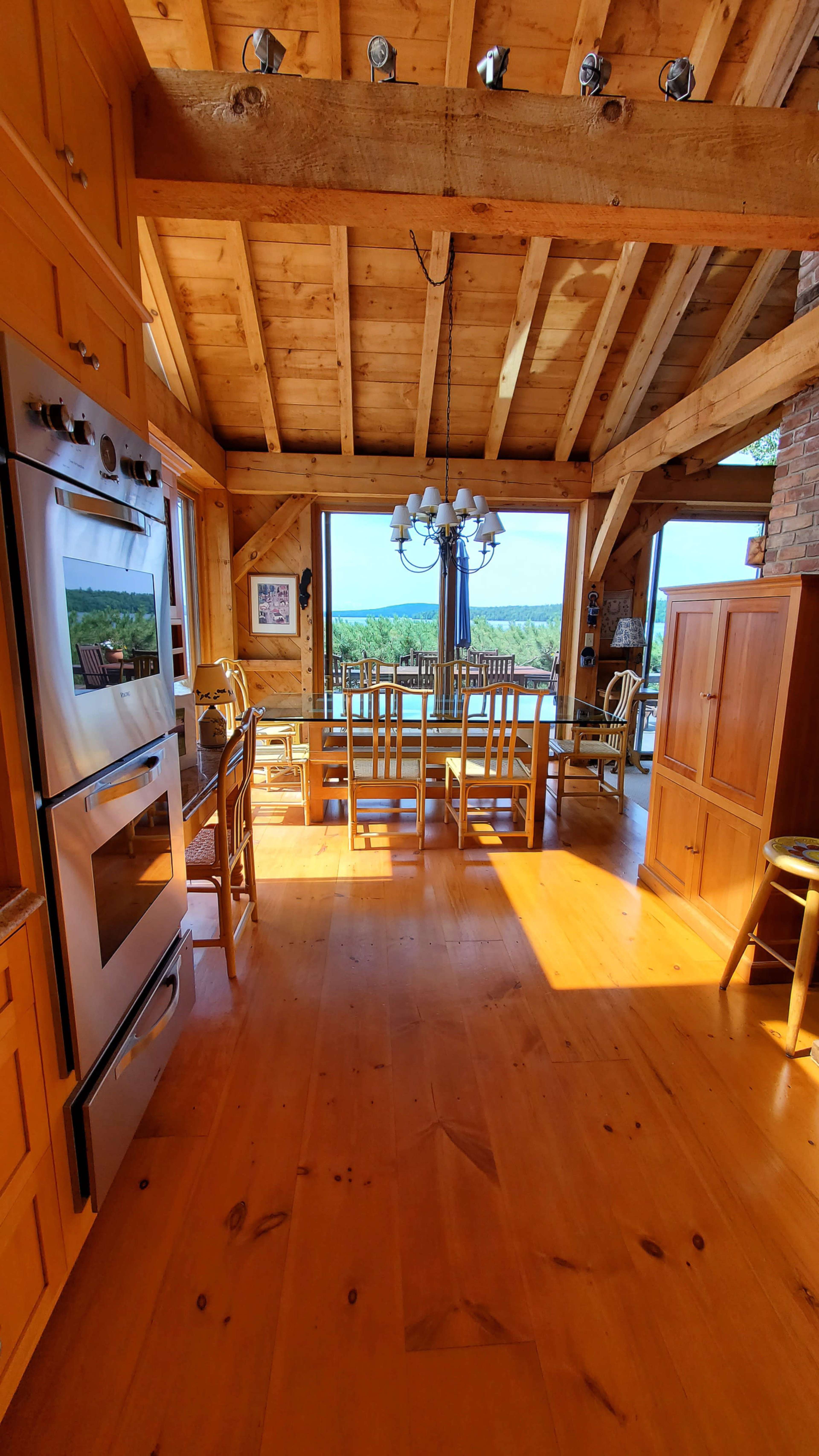 Gorgeous indoor outdoor mountain lakehouse. Image in Rangeley, Oquossoc, ME