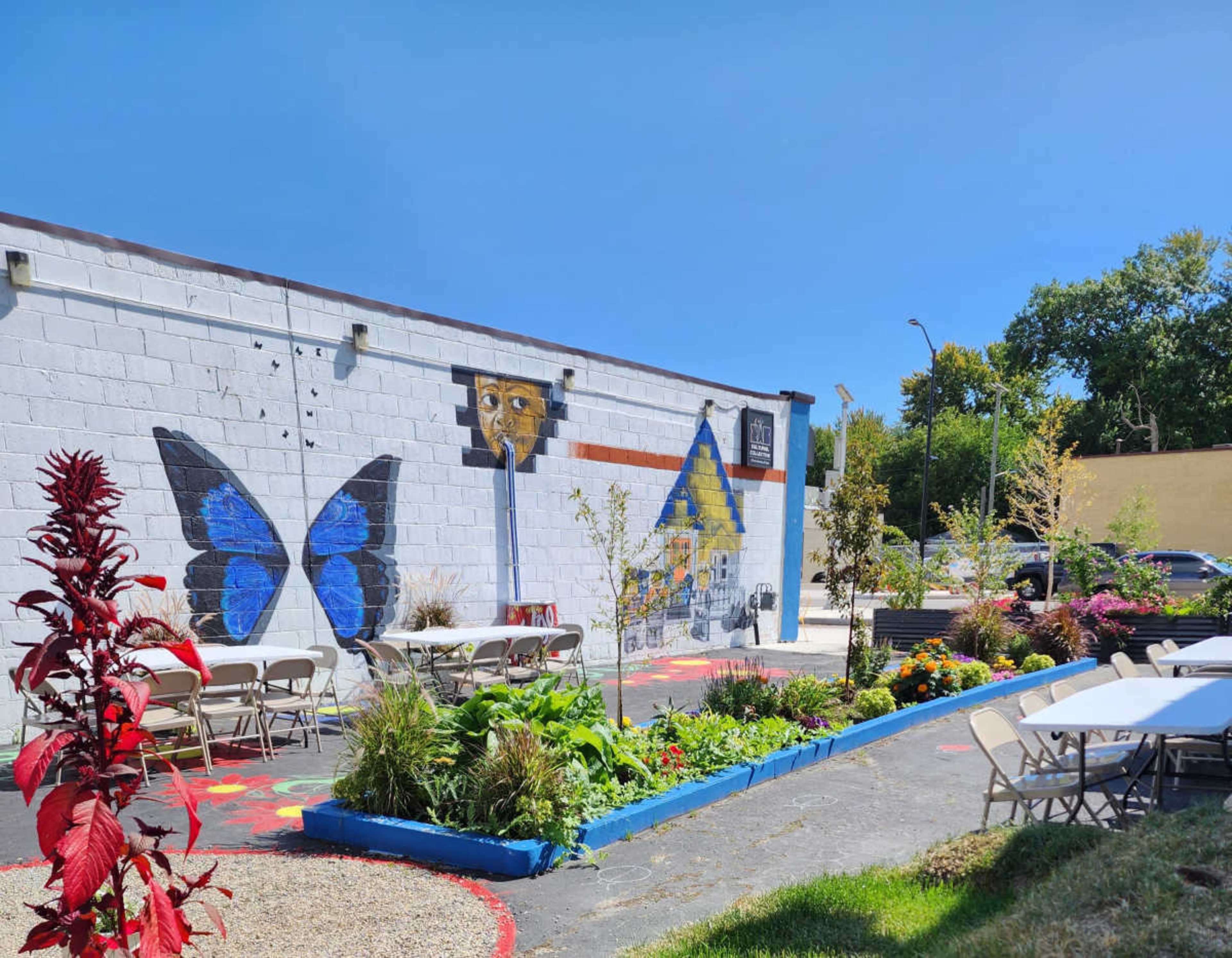 Urban Art Garden Image in East English Village, Detroit, MI