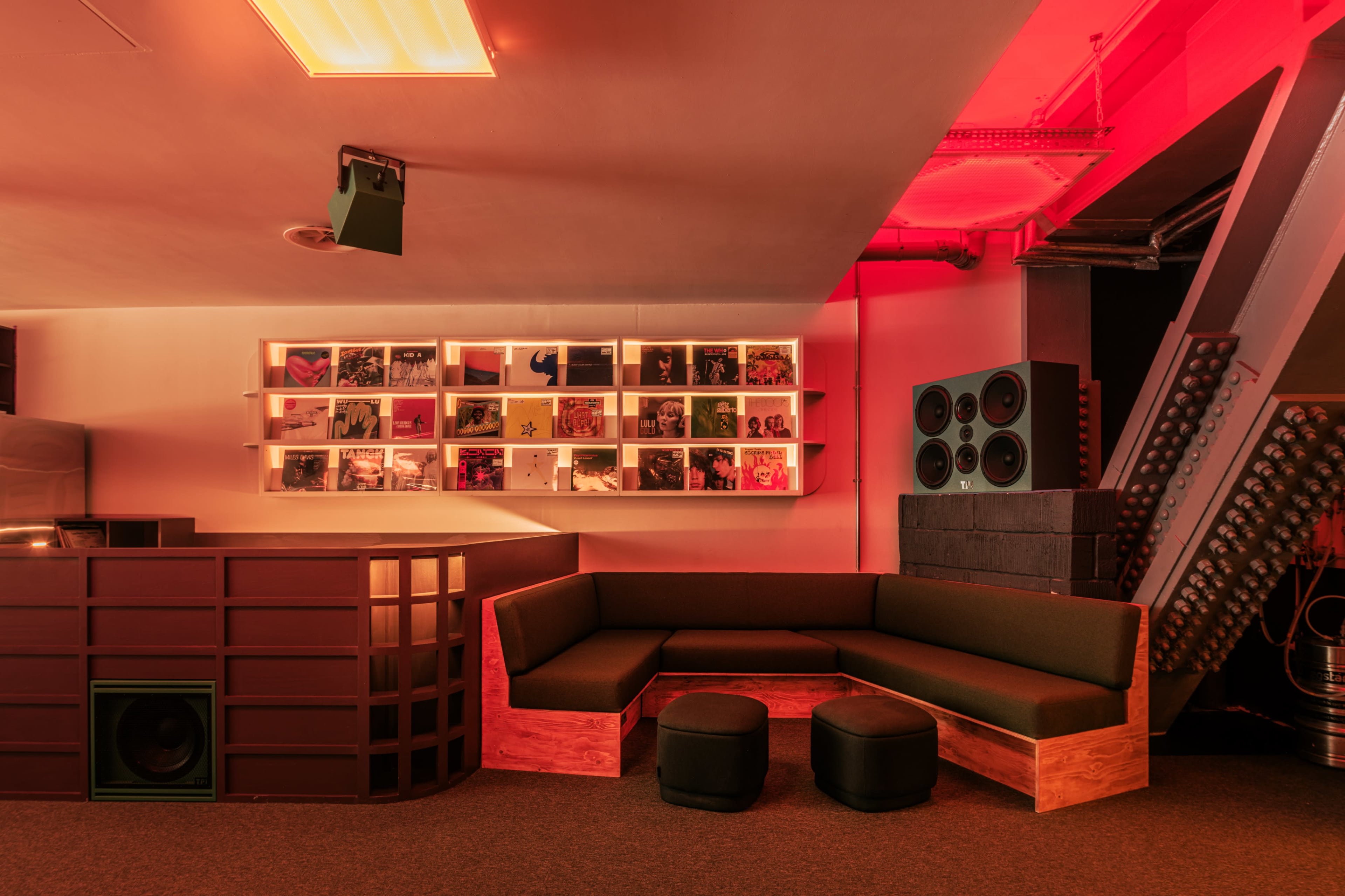 Listening bar, record shop, café Image in Chelsea, LONDON, ENG